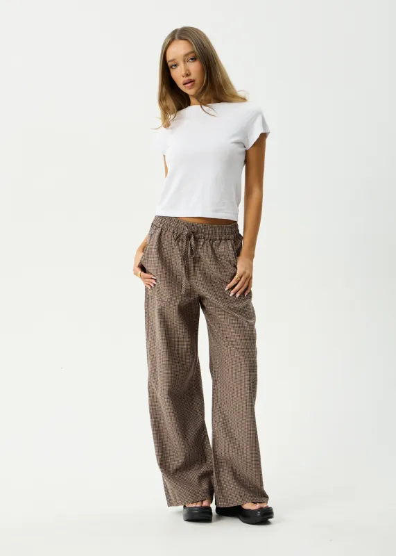 AFENDS Womens Hometown - Pant - Coffee sold by Afends