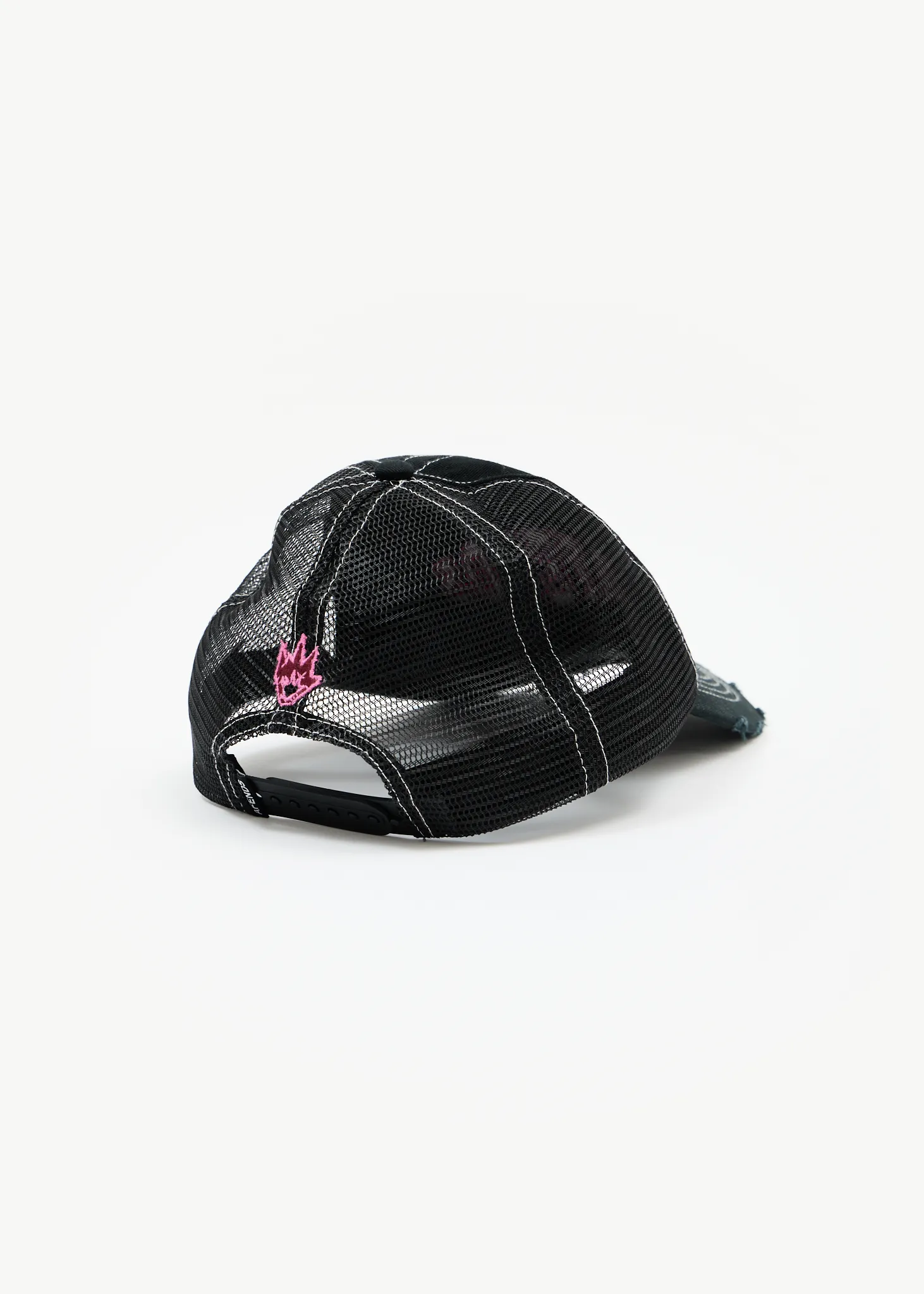 AFENDS Mens Arch - Six Panel Mesh Cap - Black sold by Afends product image thumbnail 4