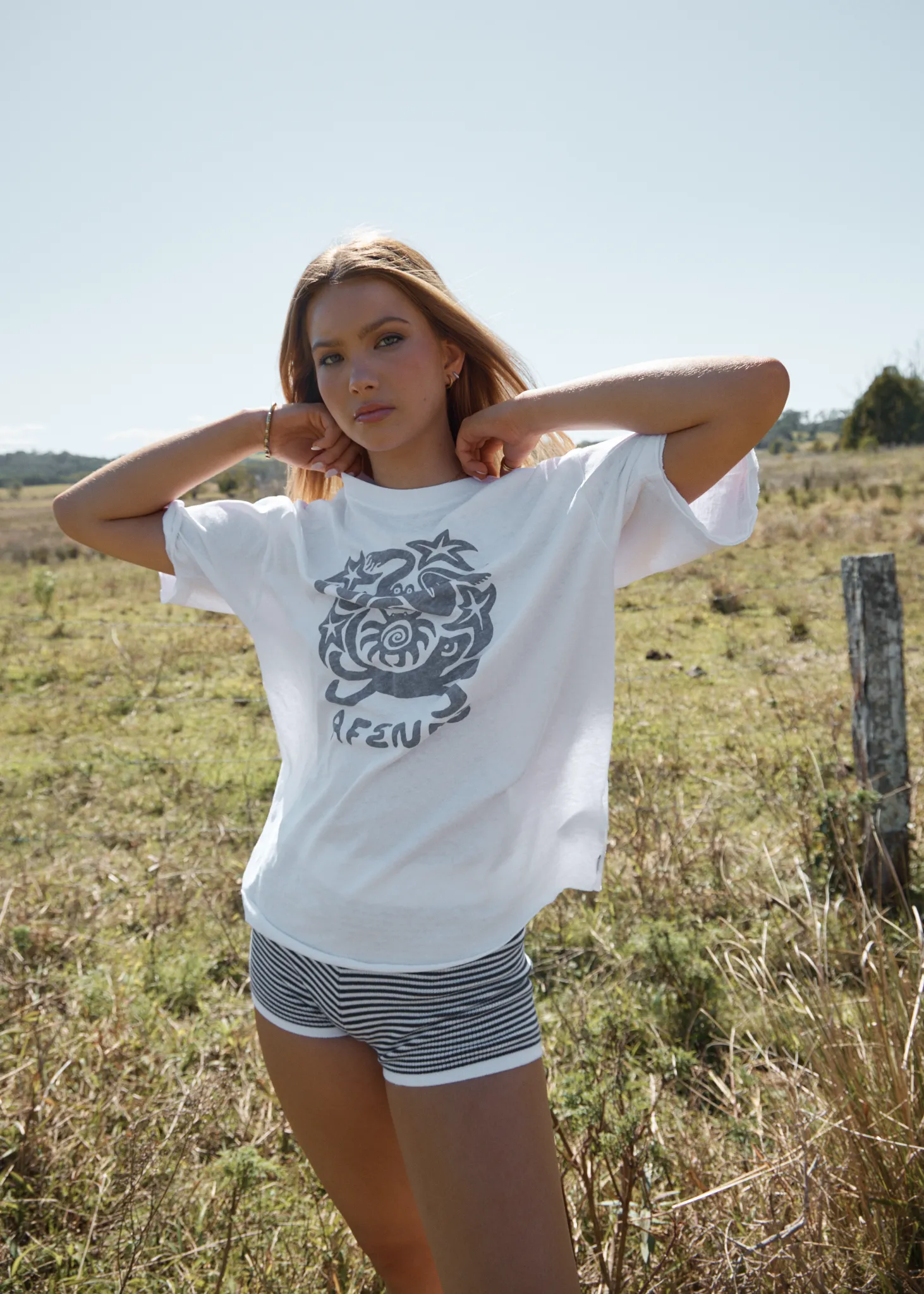 AFENDS Womens Anjuna - Oversized Tee - White sold by Afends product image thumbnail 2