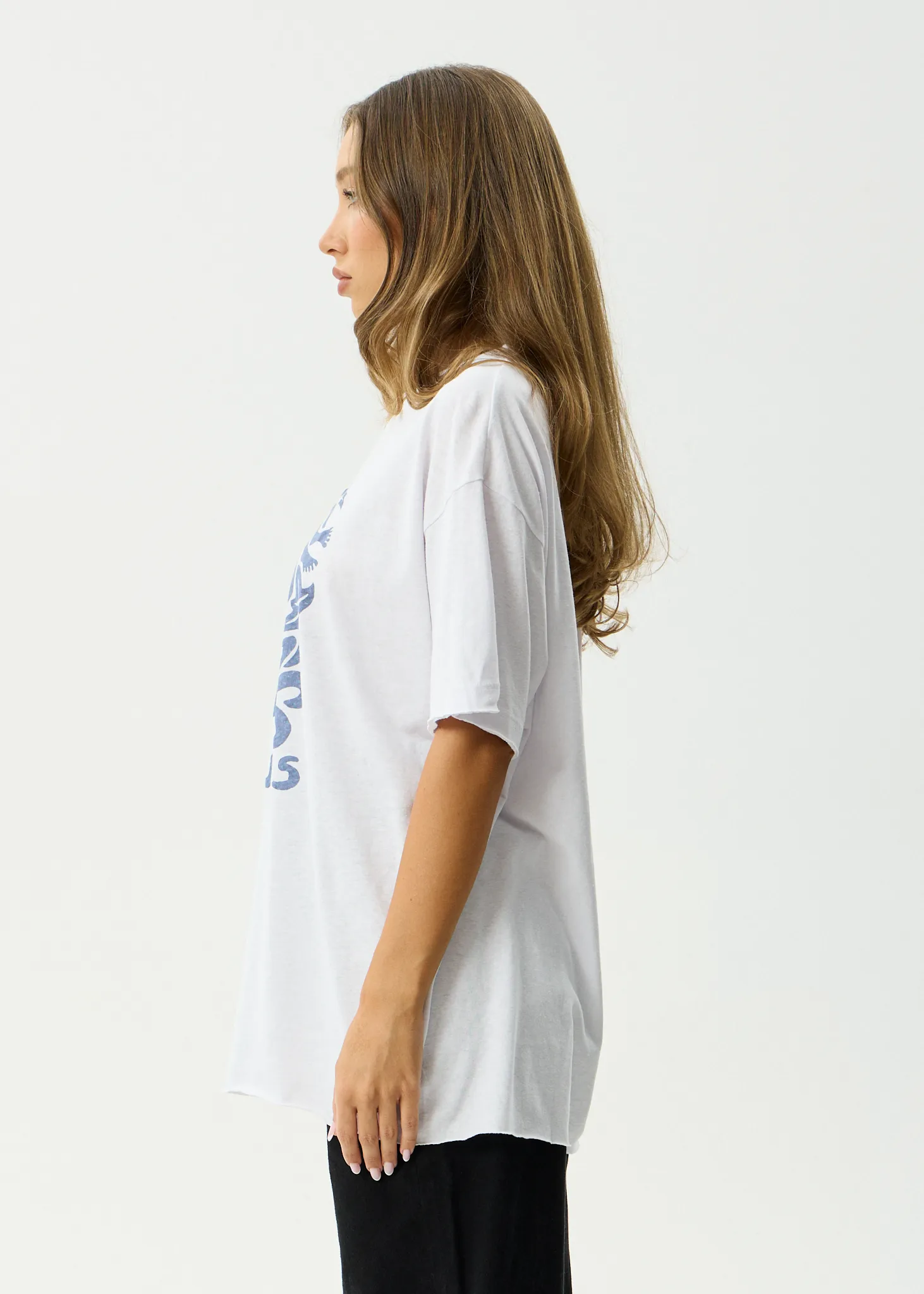 AFENDS Womens Anjuna - Oversized Tee - White sold by Afends product image thumbnail 5