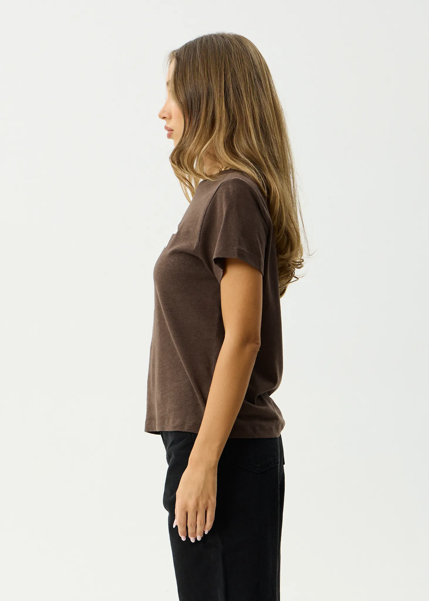 AFENDS Womens Anjuna - Regular Tee - Coffee sold by Afends product image thumbnail 5