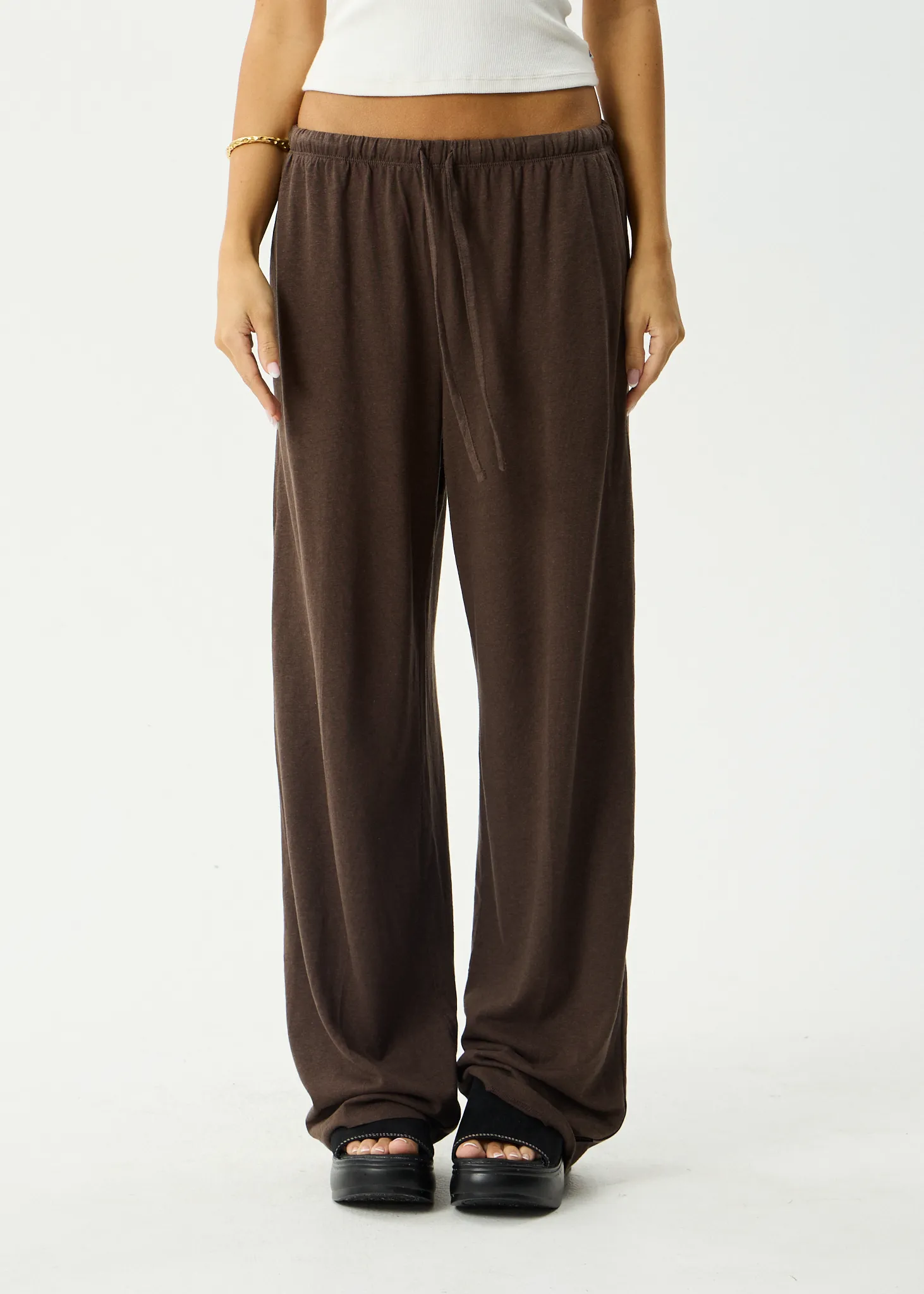 AFENDS Womens Jones - Pant - Coffee sold by Afends product image thumbnail 3