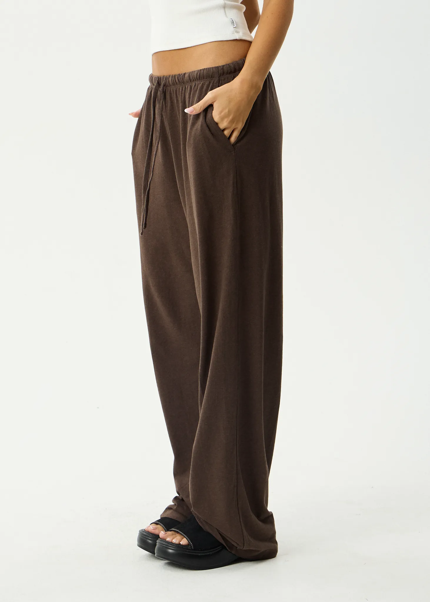 AFENDS Womens Jones - Pant - Coffee sold by Afends product image thumbnail 4