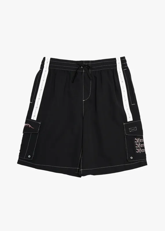 AFENDS Mens Moments - Cargo Short 21" - Black sold by Afends