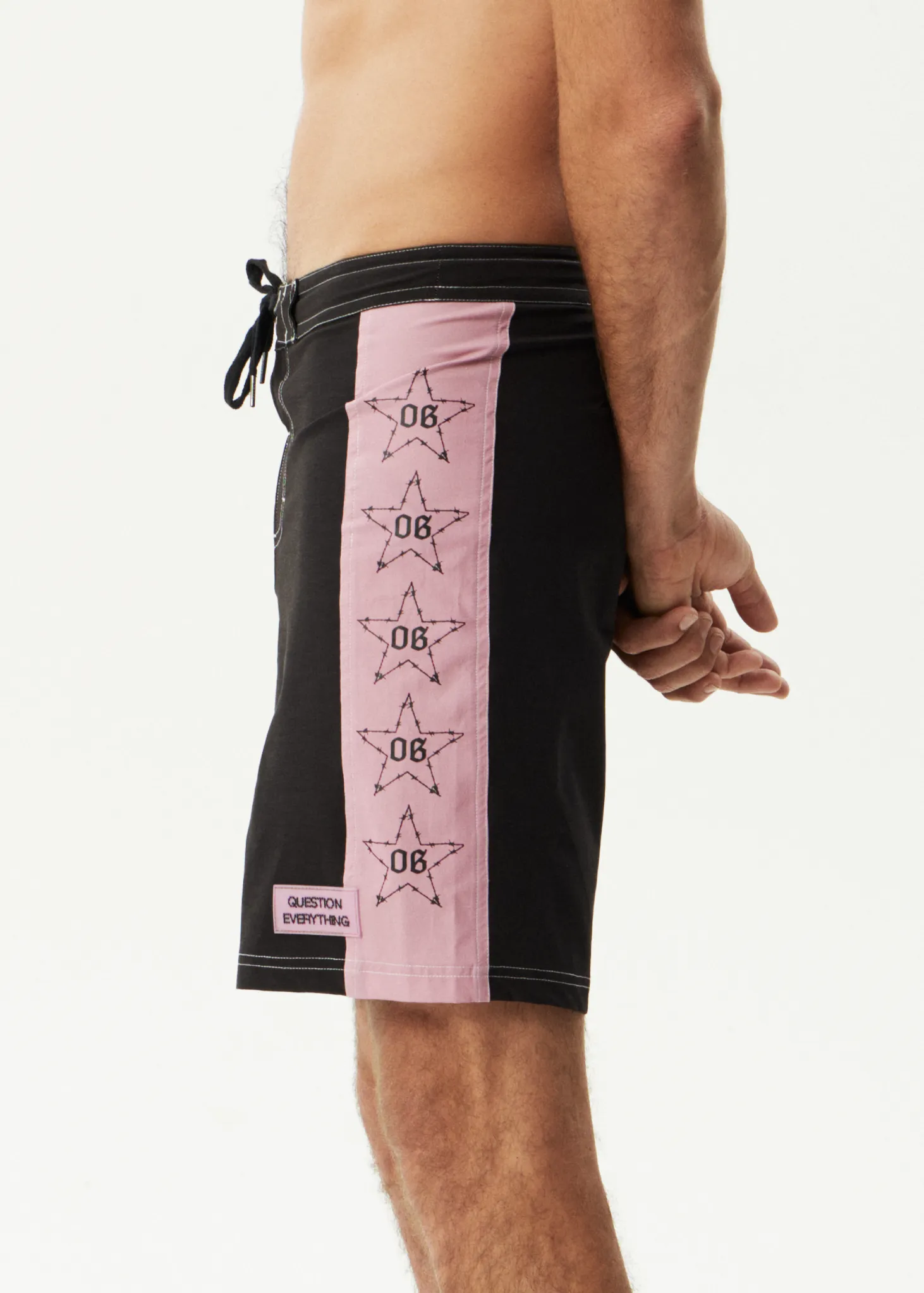 AFENDS Mens Valentine - Surf Related Boardshort 19" - Black sold by Afends product image thumbnail 5