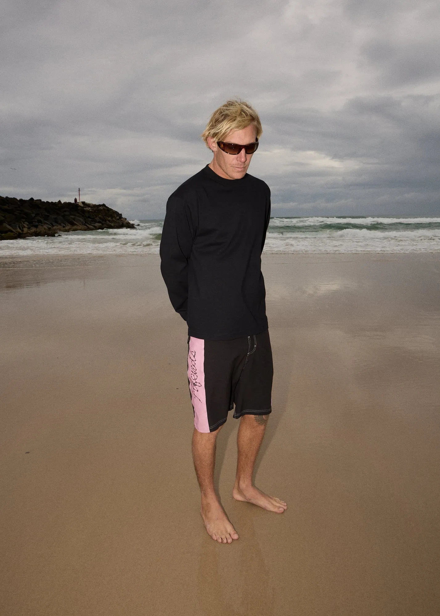AFENDS Mens Valentine - Surf Related Boardshort 19" - Black sold by Afends product image thumbnail 2
