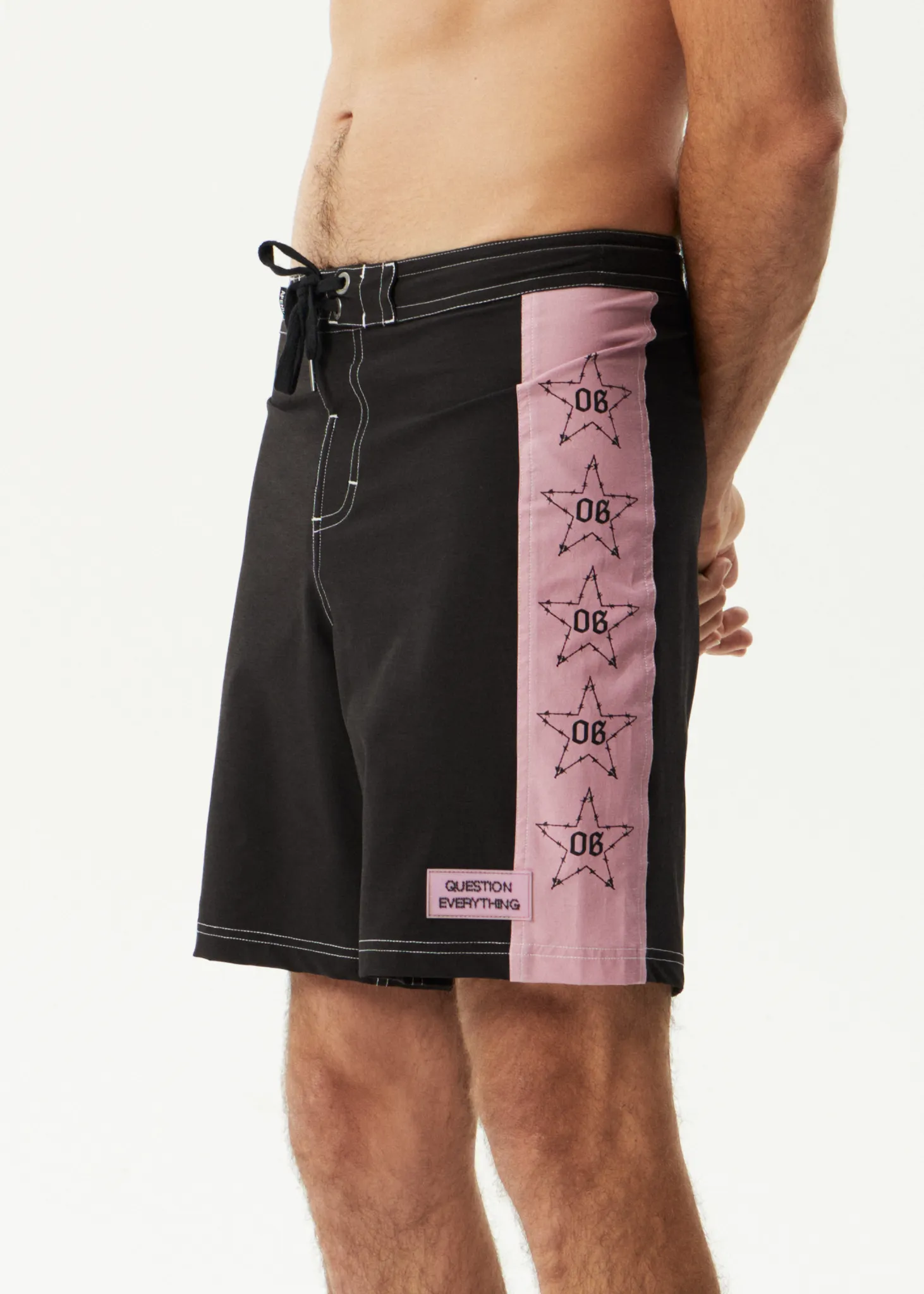 AFENDS Mens Valentine - Surf Related Boardshort 19" - Black sold by Afends product image thumbnail 4