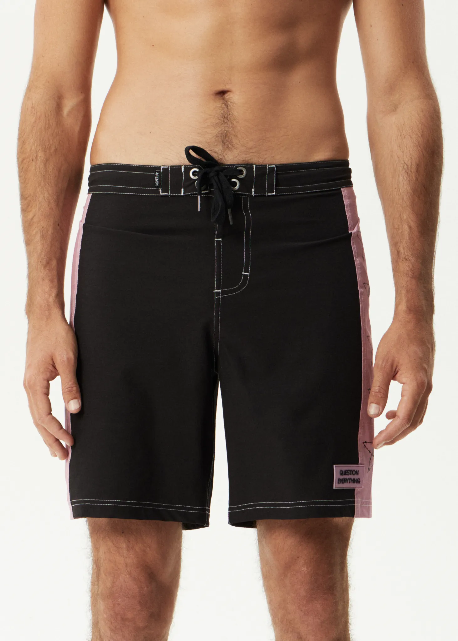 AFENDS Mens Valentine - Surf Related Boardshort 19" - Black sold by Afends product image thumbnail 3