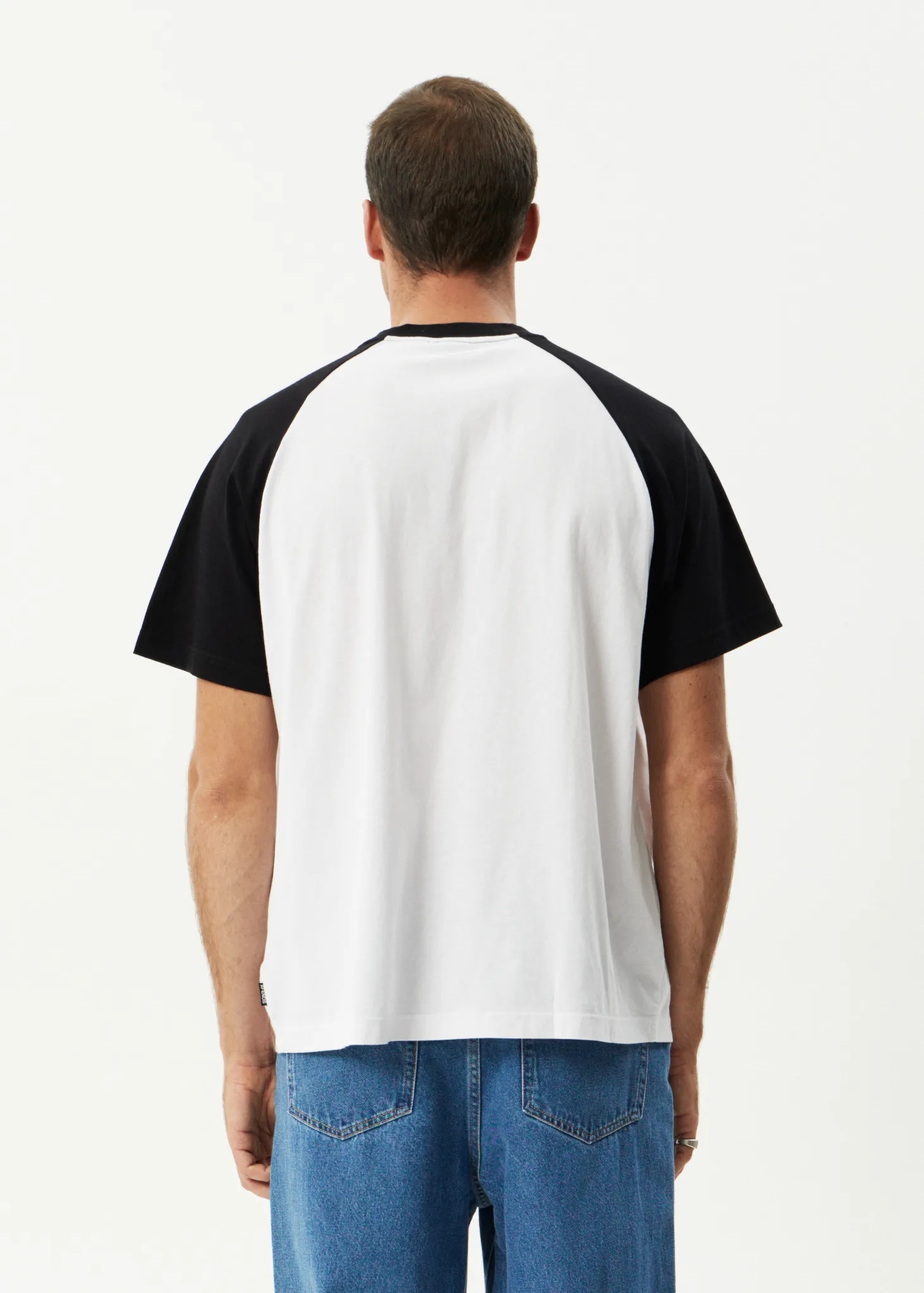 AFENDS Mens Arch - Raglan Tee - White sold by Afends product image thumbnail 5