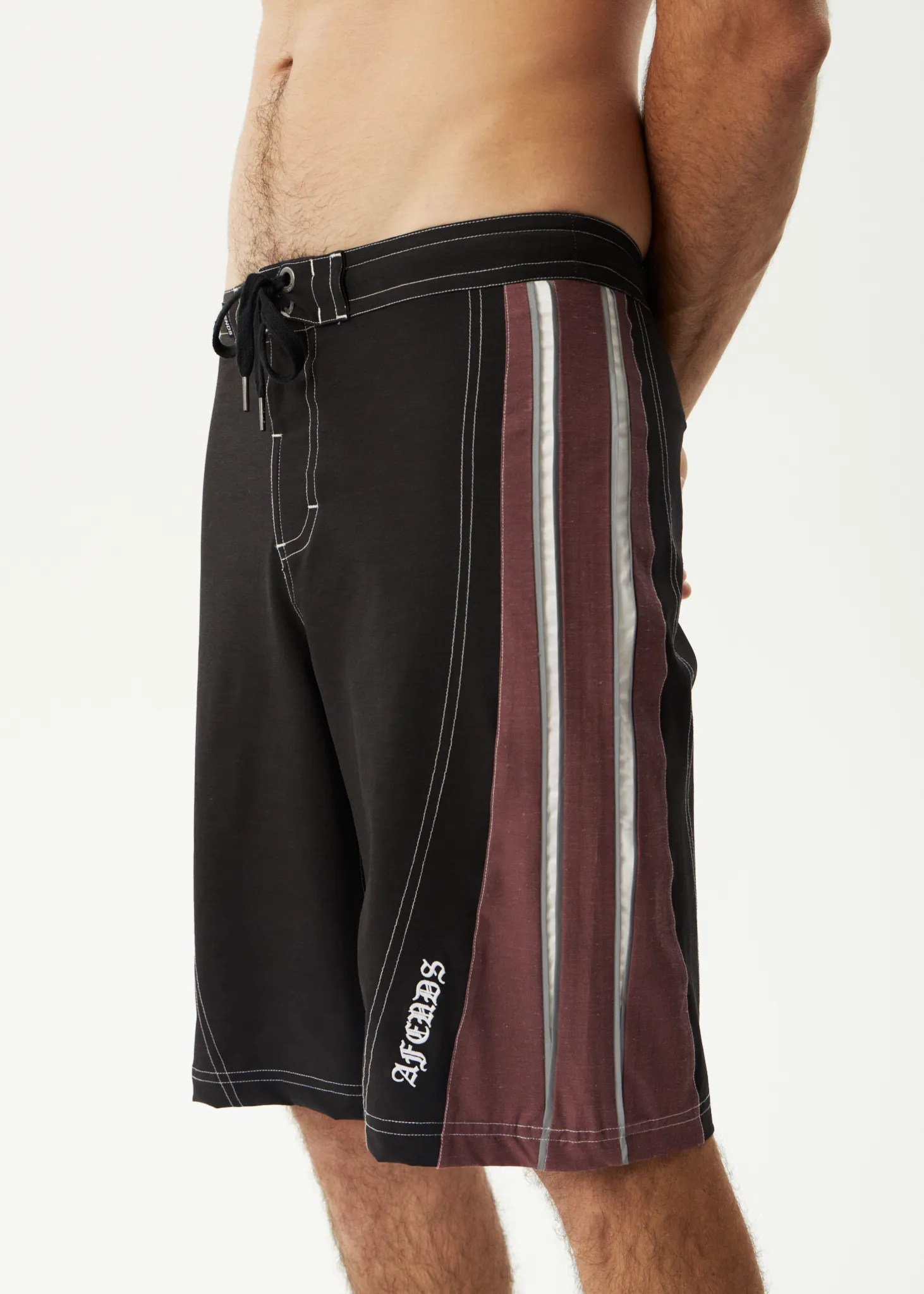 AFENDS Mens Forum - Surf Related Boardshort 22" - Burgundy sold by Afends product image thumbnail 4