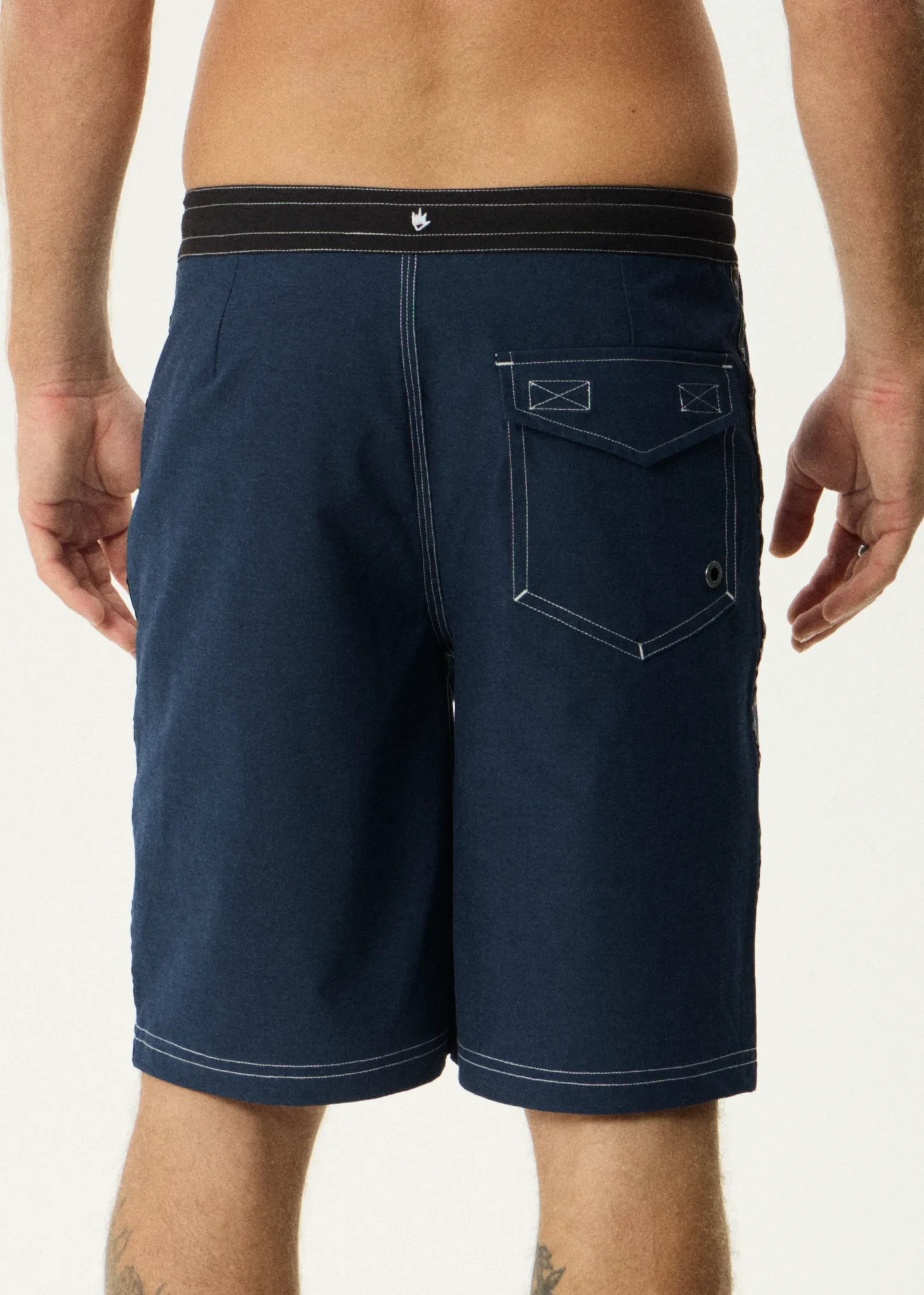 AFENDS Mens The Wreck - Fixed Waist Boardshort 20" - Navy sold by Afends product image thumbnail 4
