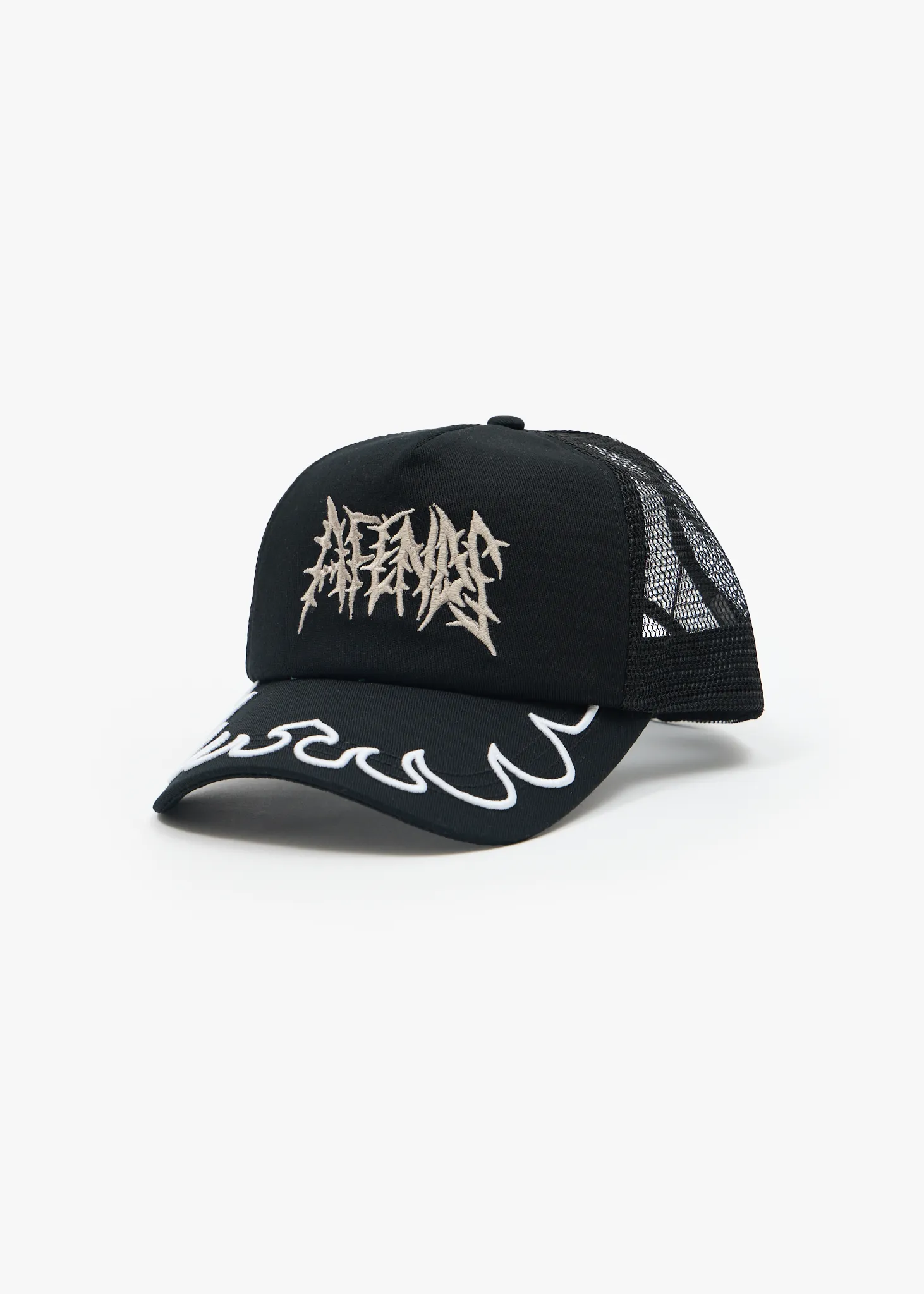 AFENDS Mens Rising - Trucker Cap - Black sold by Afends