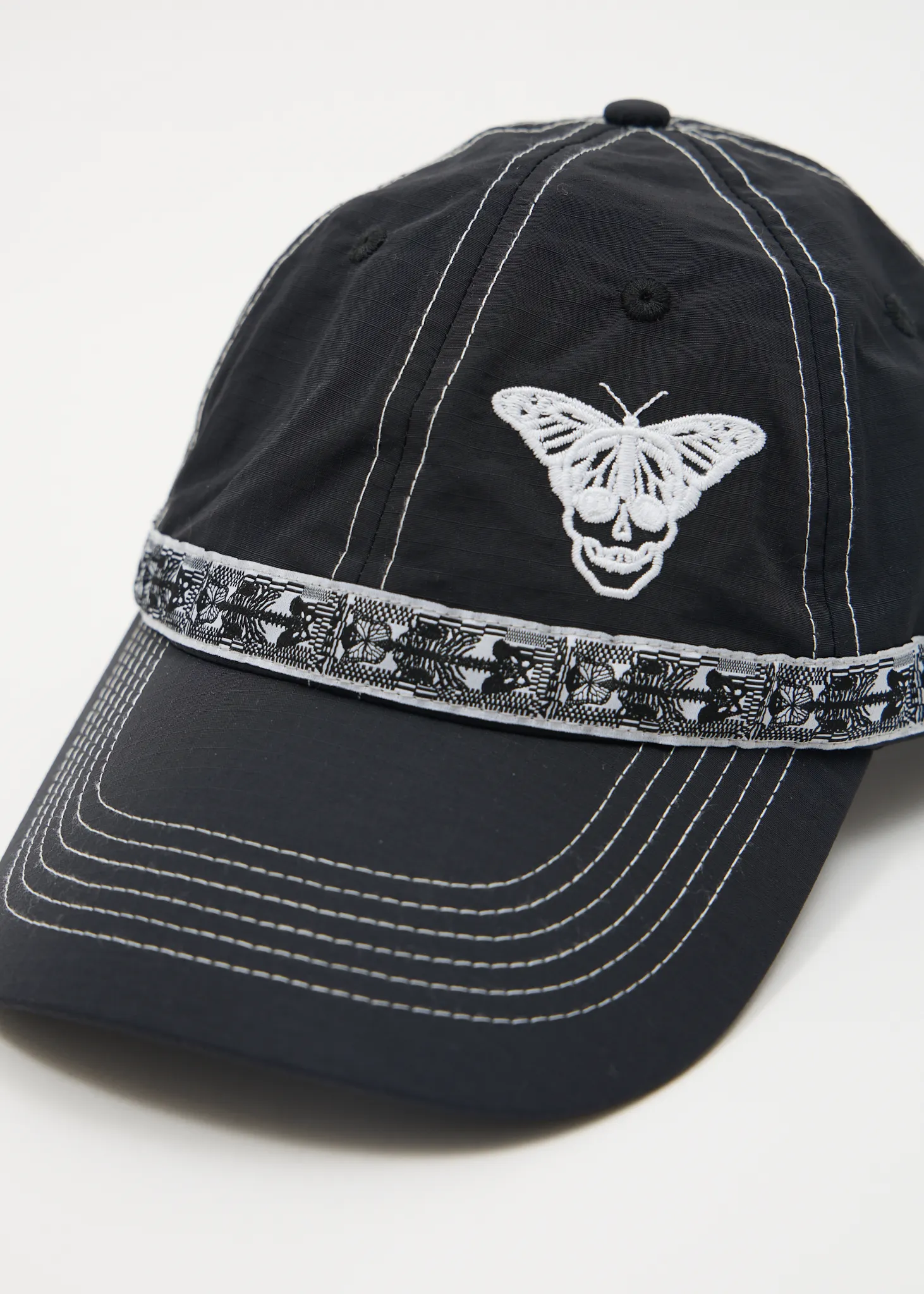 AFENDS Mens Boned - Six Panel Cap - Black sold by Afends product image thumbnail 5