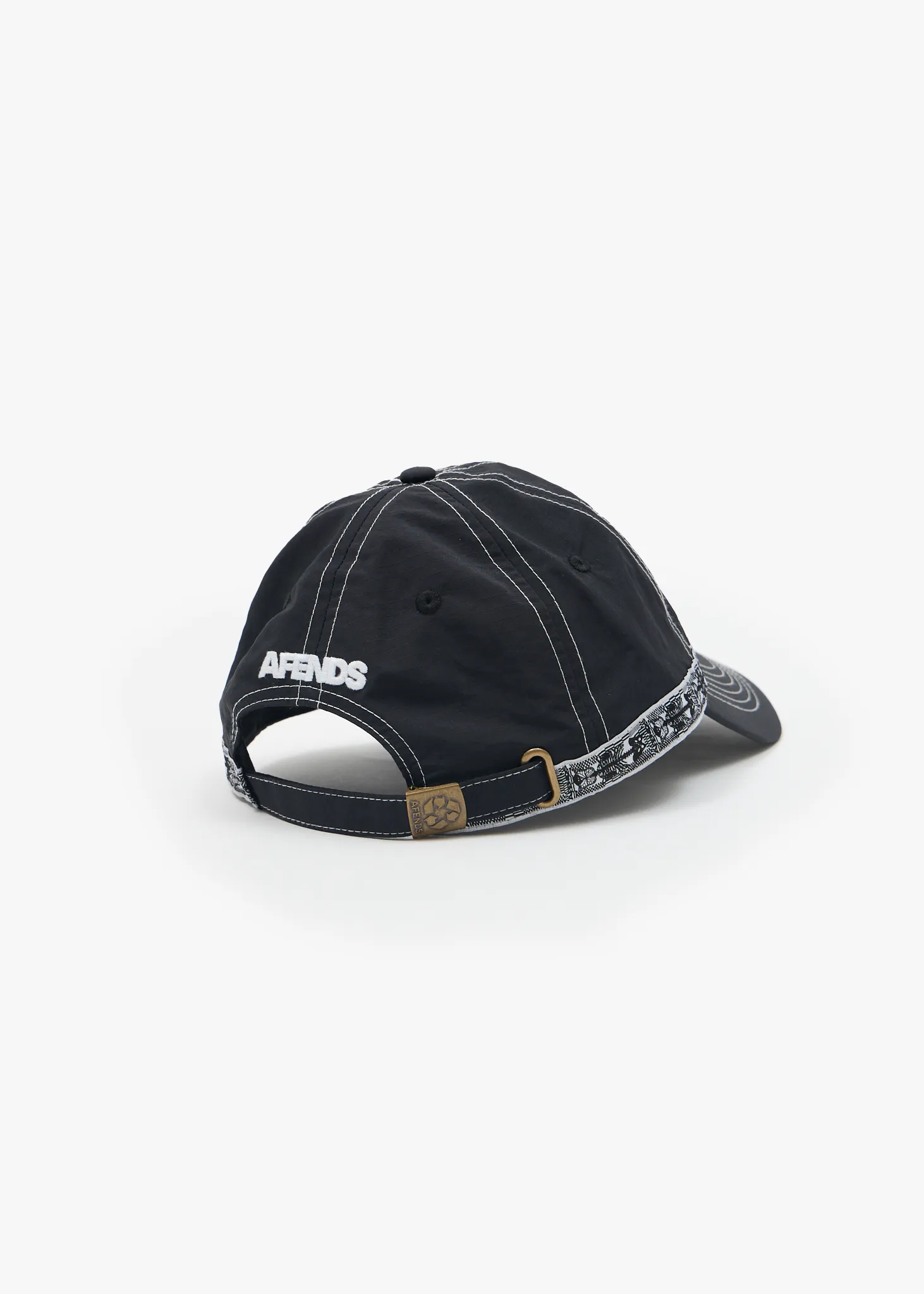 AFENDS Mens Boned - Six Panel Cap - Black sold by Afends product image thumbnail 3