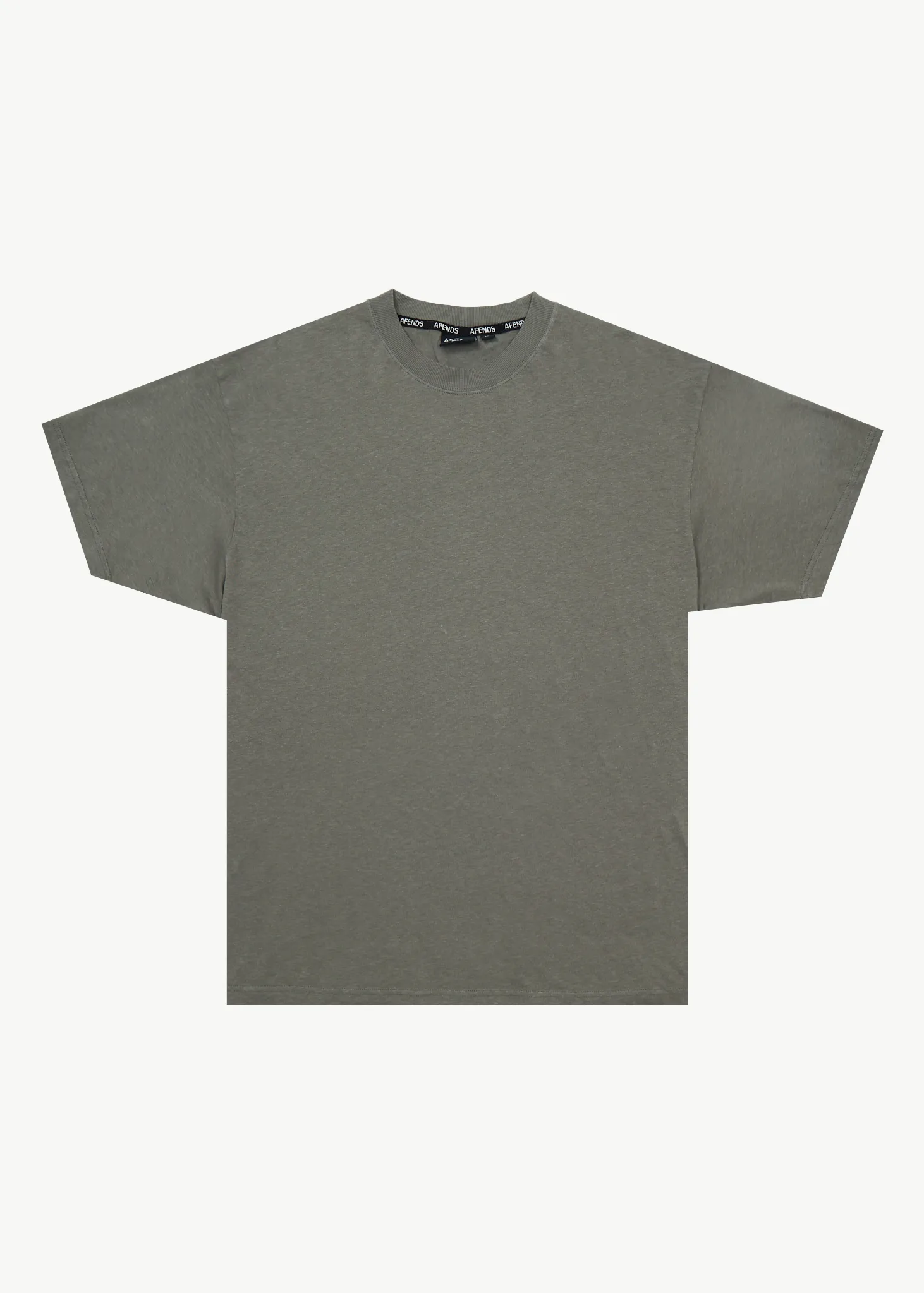 AFENDS Mens Foundation - Boxy Tee - Washed Sycamore sold by Afends