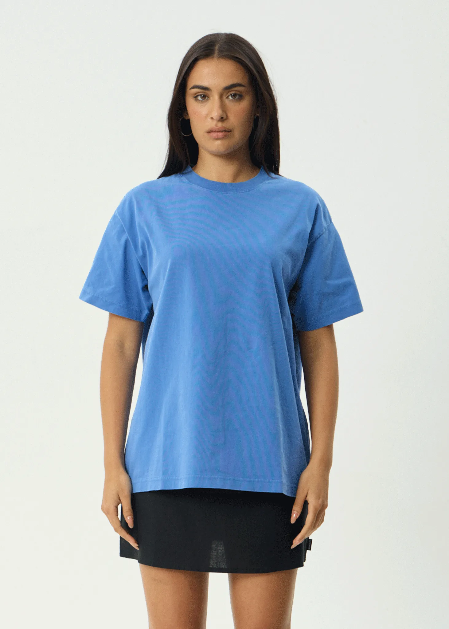 AFENDS Mens Genesis - Heavyweight Boxy Tee - Washed Marina sold by Afends product image thumbnail 4