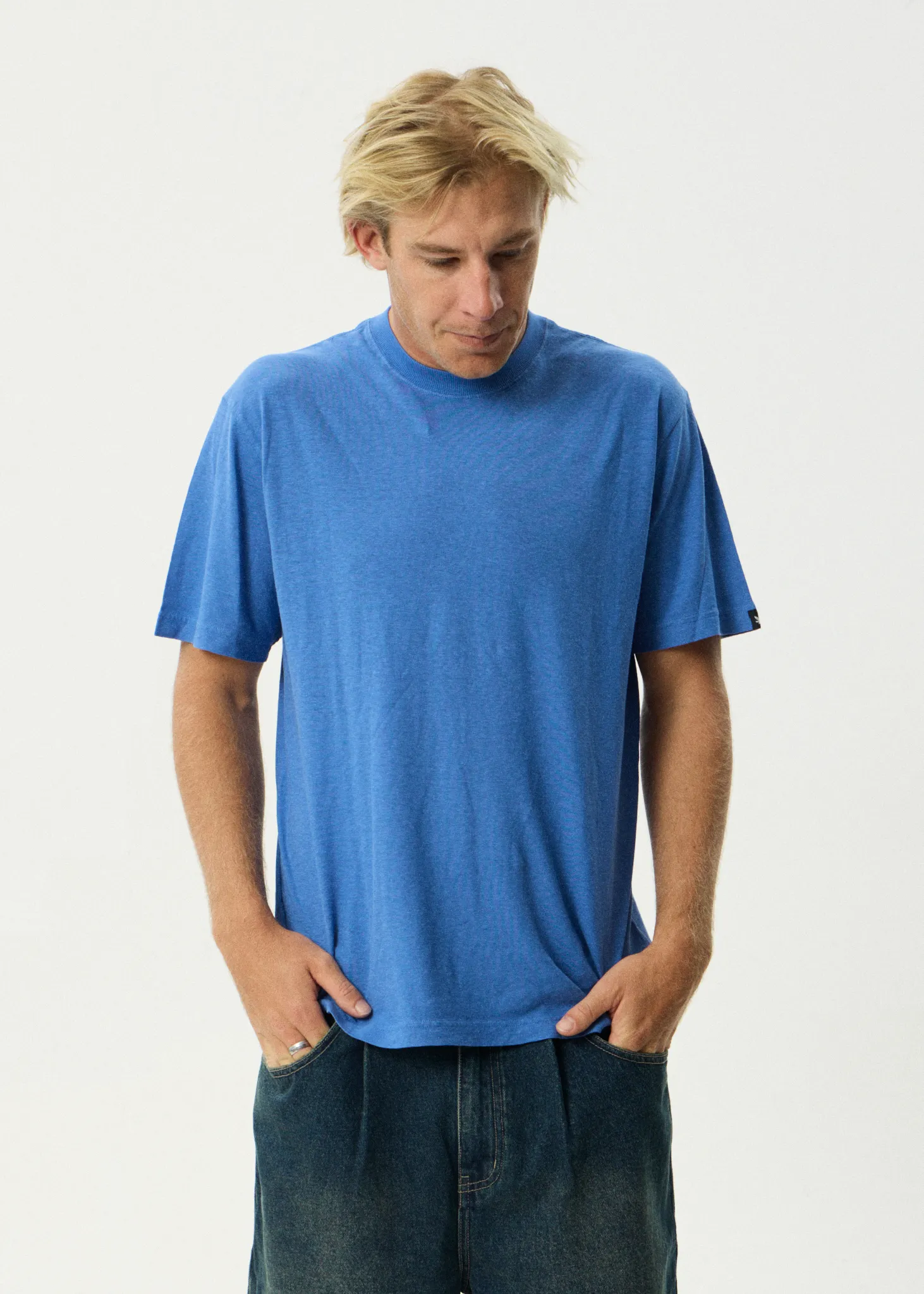 AFENDS Mens Classic - Retro Tee - Washed Marina sold by Afends product image thumbnail 2