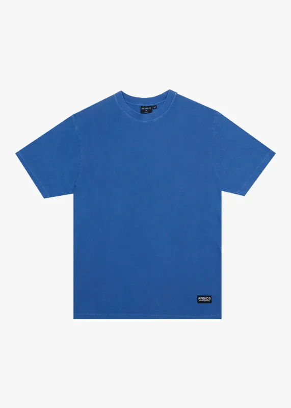 AFENDS Mens Classic - Retro Tee - Washed Marina sold by Afends