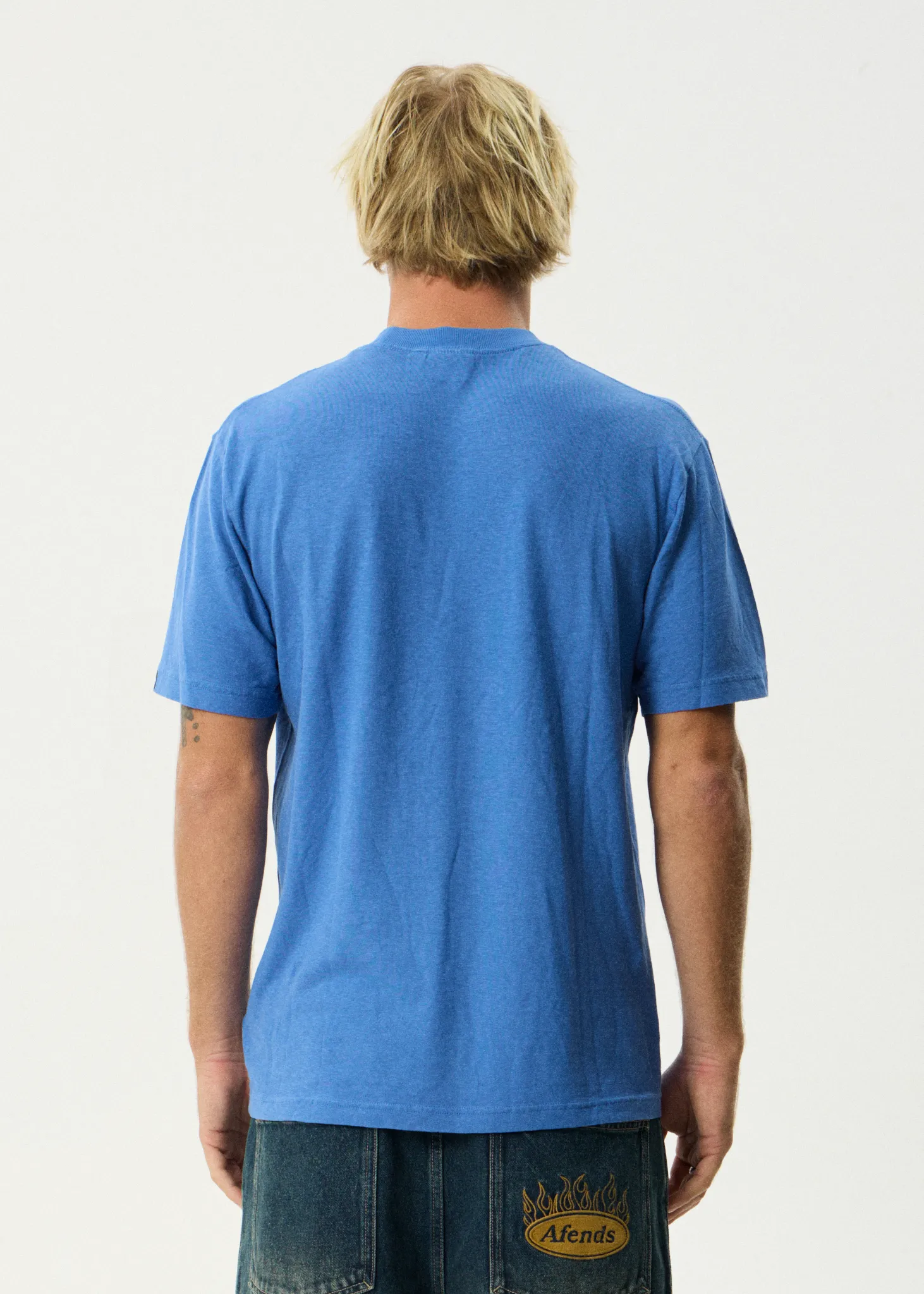AFENDS Mens Classic - Retro Tee - Washed Marina sold by Afends product image thumbnail 5