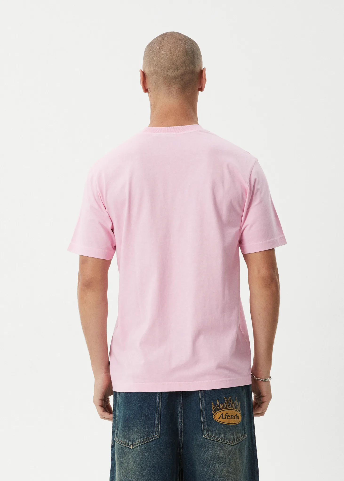 AFENDS Mens Burnin - Retro Tee - Vintage Pink sold by Afends product image thumbnail 5