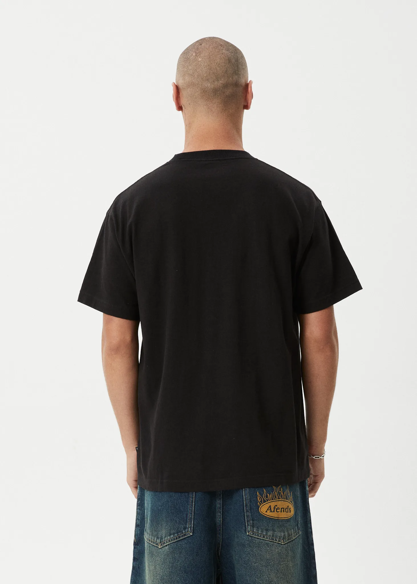 AFENDS Mens Ballz - Heavyweight Boxy Tee - Black sold by Afends product image thumbnail 5