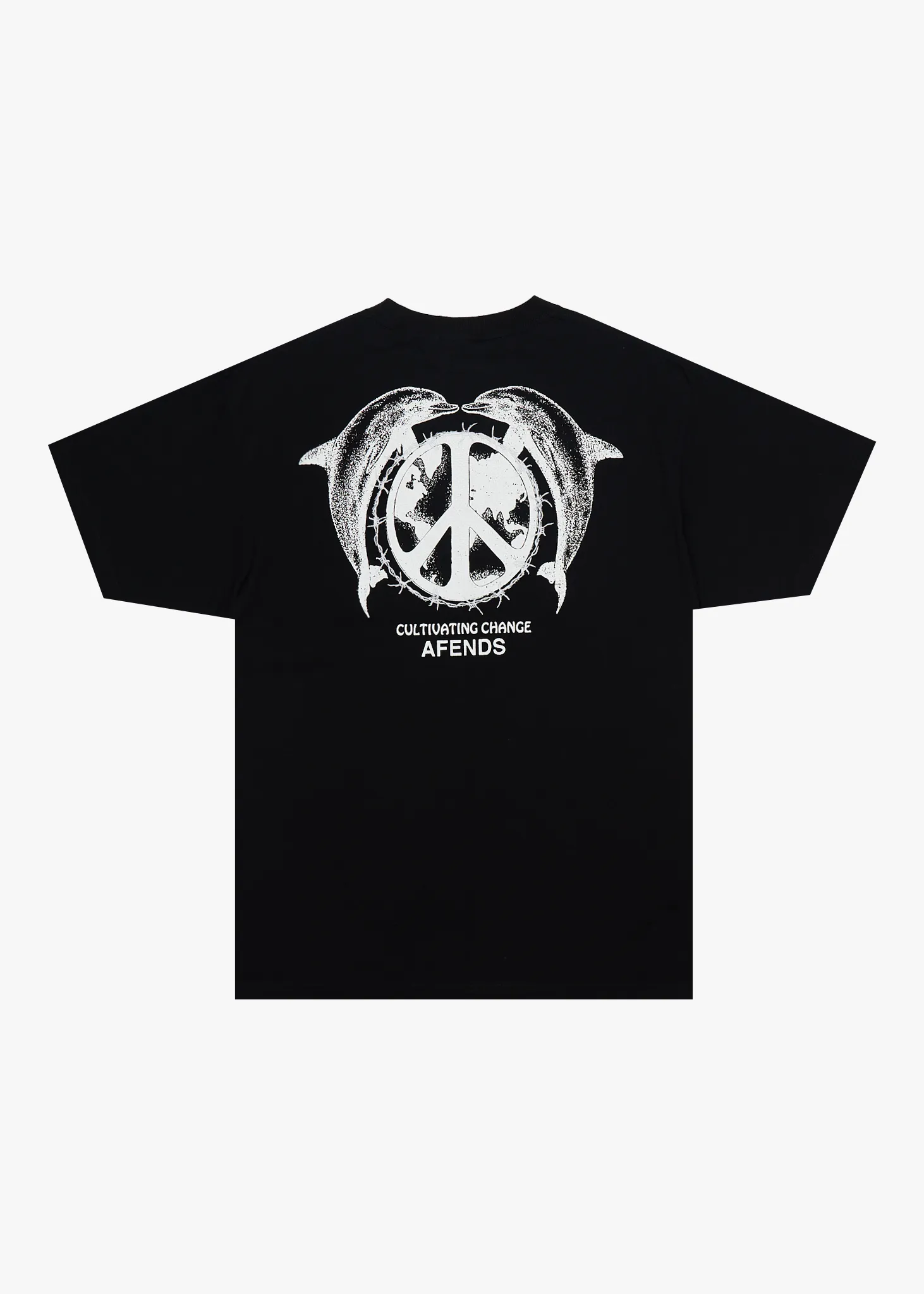 AFENDS Mens Dolfends - Boxy Tee - Black sold by Afends product image thumbnail 2