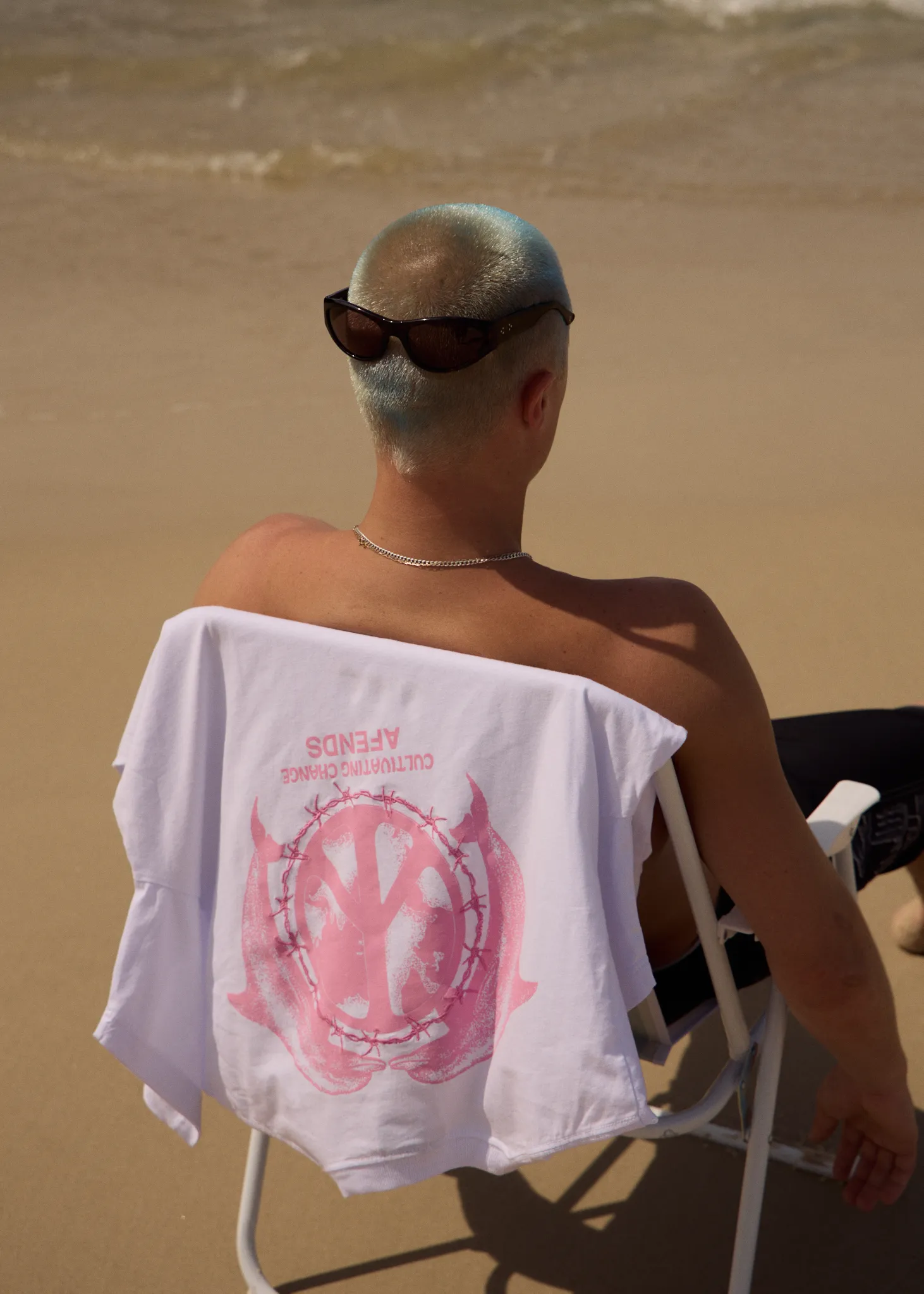 AFENDS Mens Dolfends - Boxy Tee - White sold by Afends product image thumbnail 2