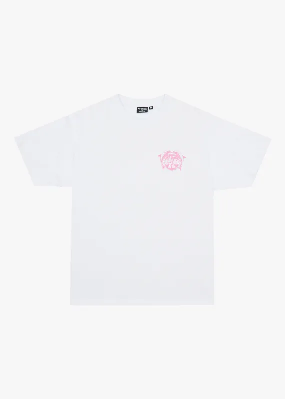 AFENDS Mens Dolfends - Boxy Tee - White sold by Afends