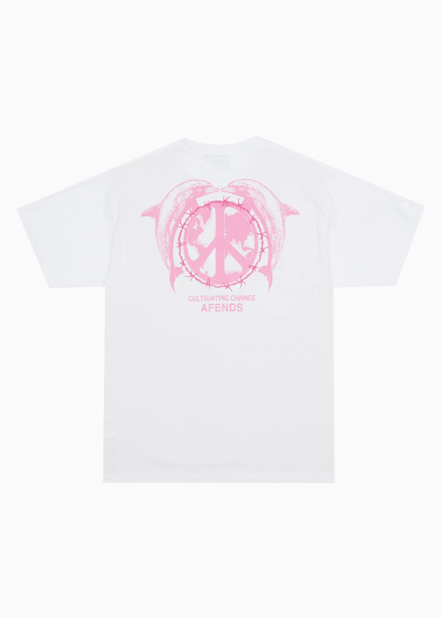 AFENDS Mens Dolfends - Boxy Tee - White sold by Afends product image thumbnail 3