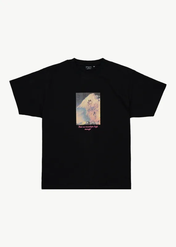 AFENDS Mens Too High - Heavyweight Boxy Tee - Black sold by Afends