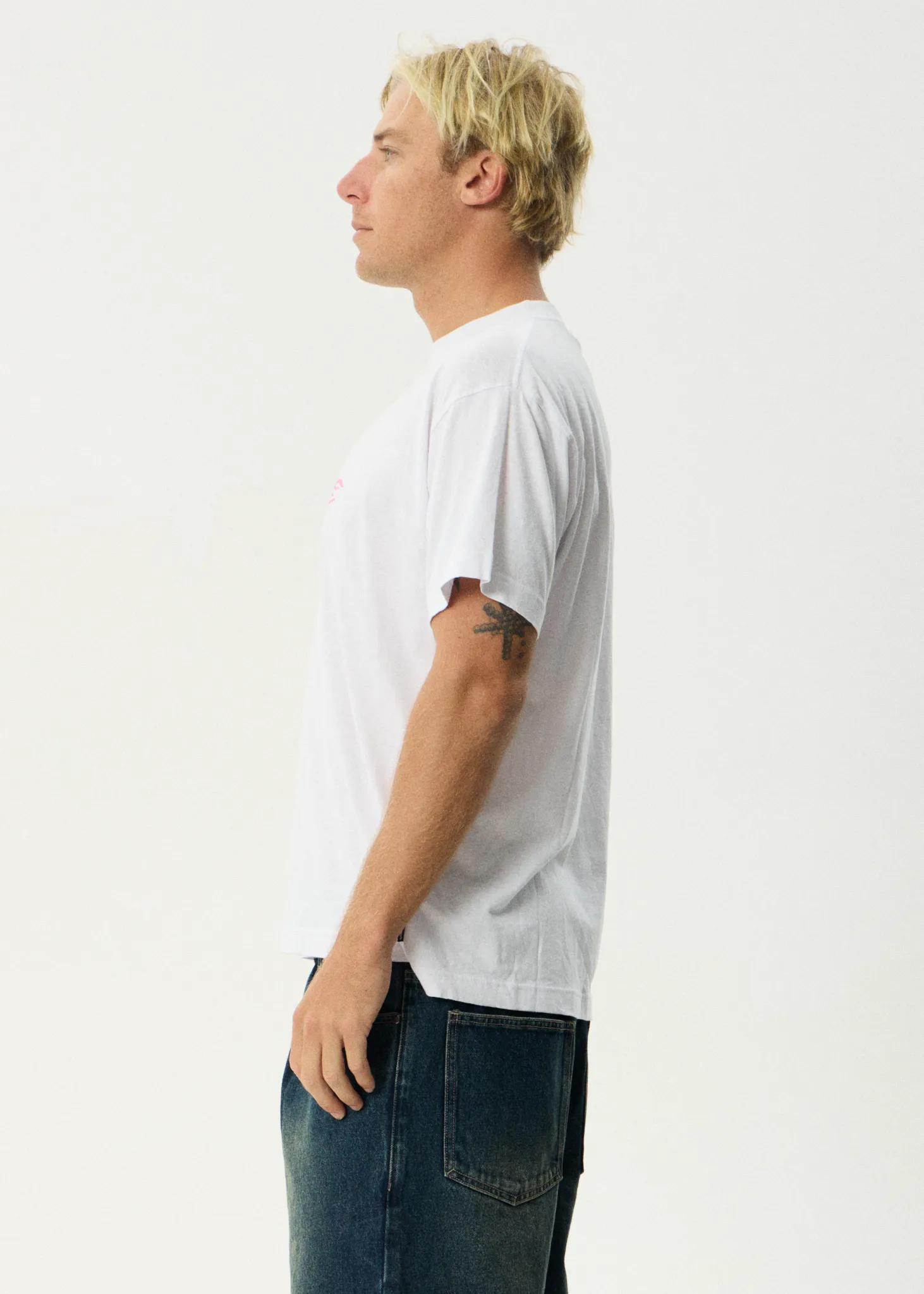 AFENDS Mens Wiped Out - Boxy Tee - White sold by Afends product image thumbnail 5