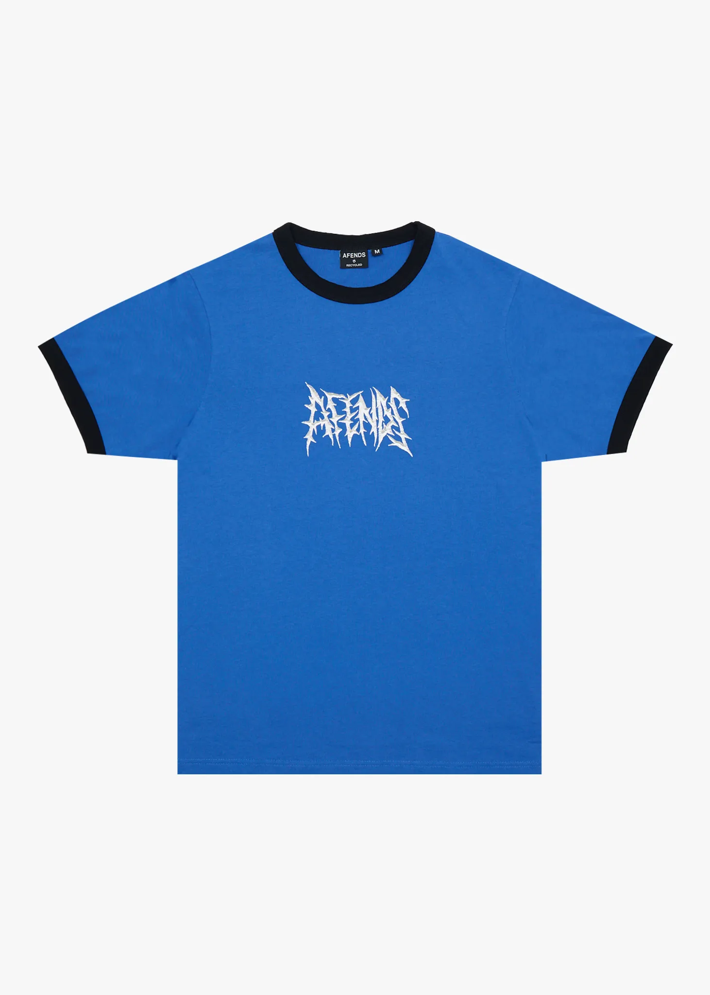 AFENDS Mens Rising - Ringer Tee - Marina sold by Afends