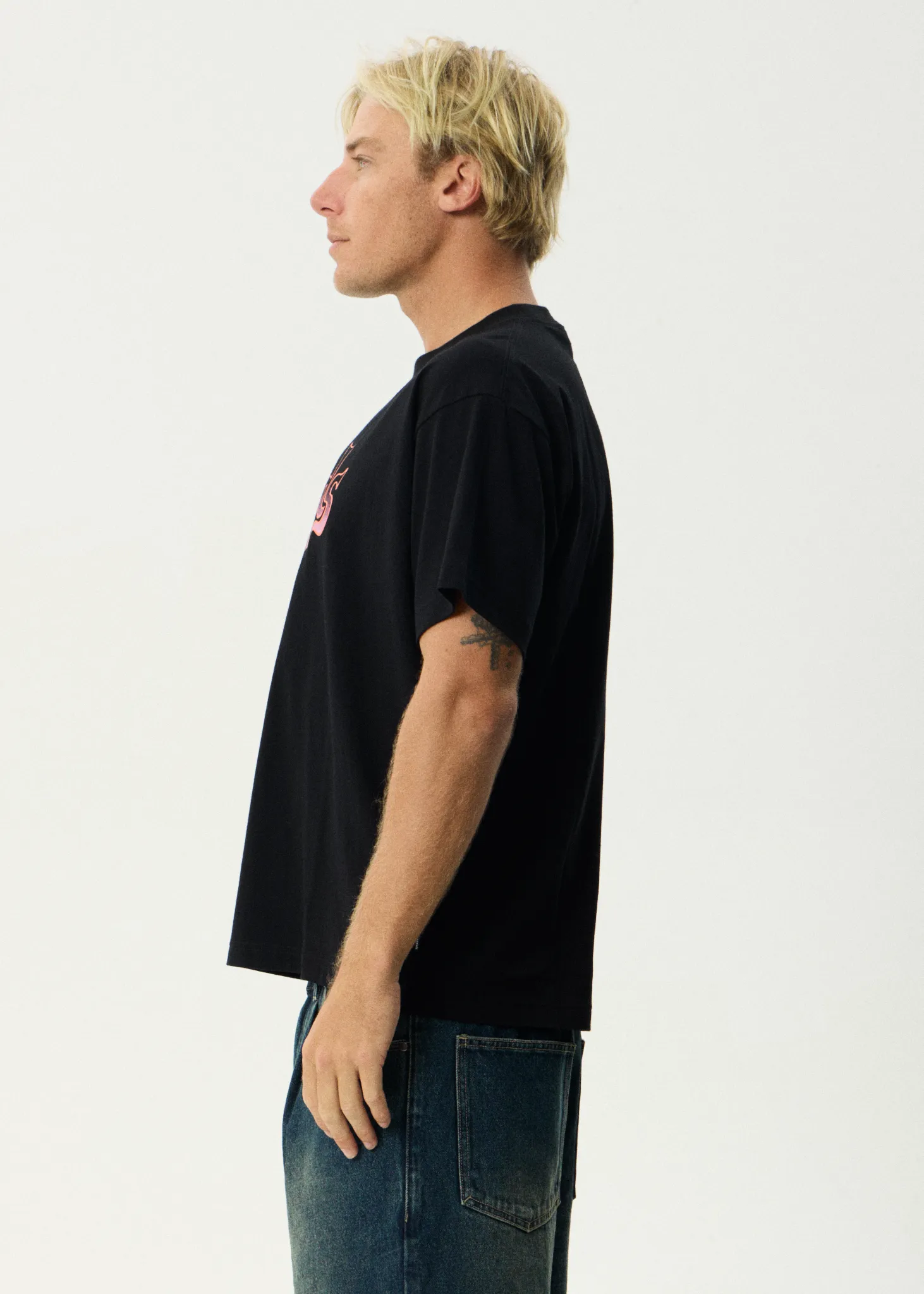 AFENDS Mens Splash - Boxy Tee - Black sold by Afends product image thumbnail 4