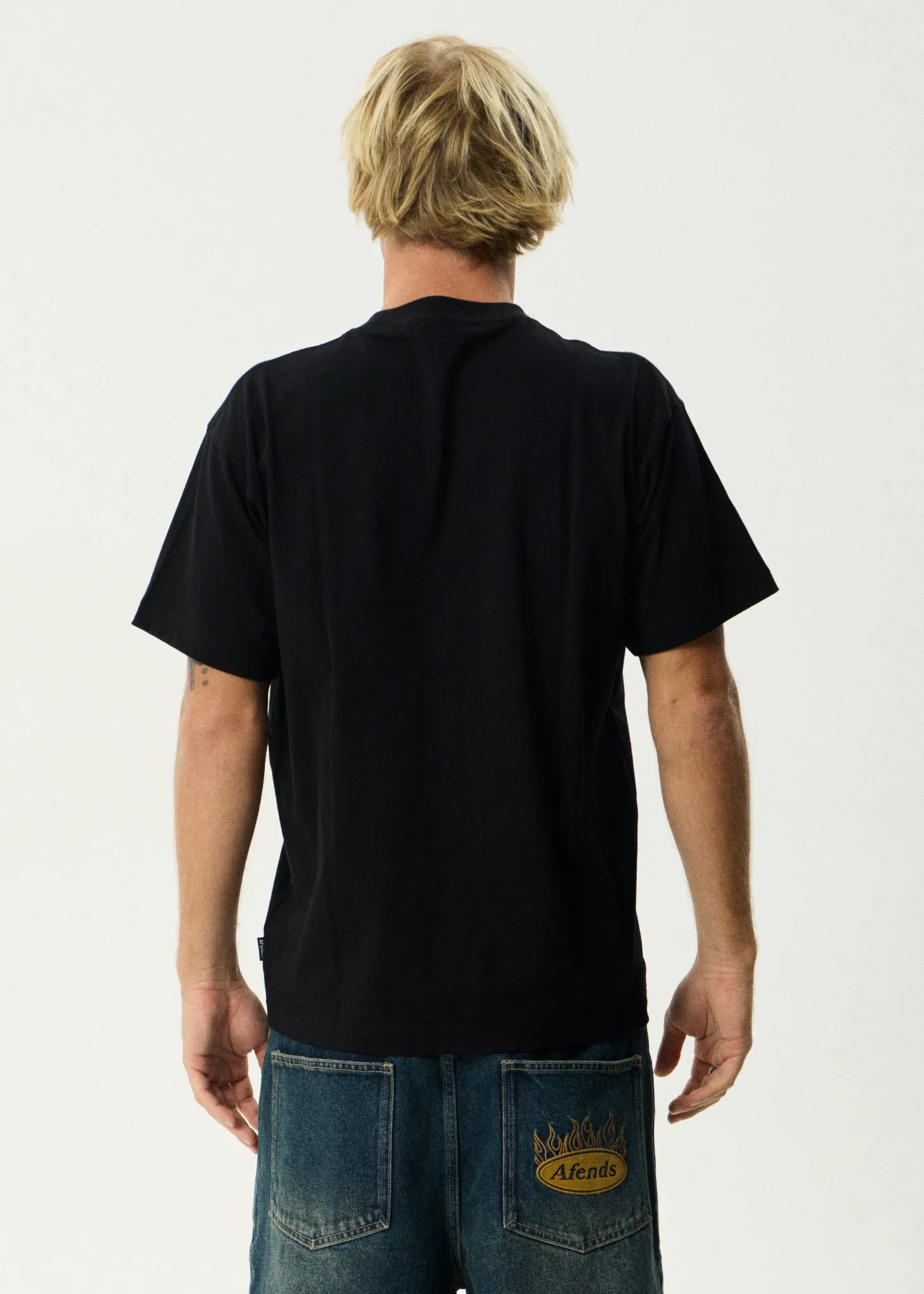 AFENDS Mens Splash - Boxy Tee - Black sold by Afends product image thumbnail 5