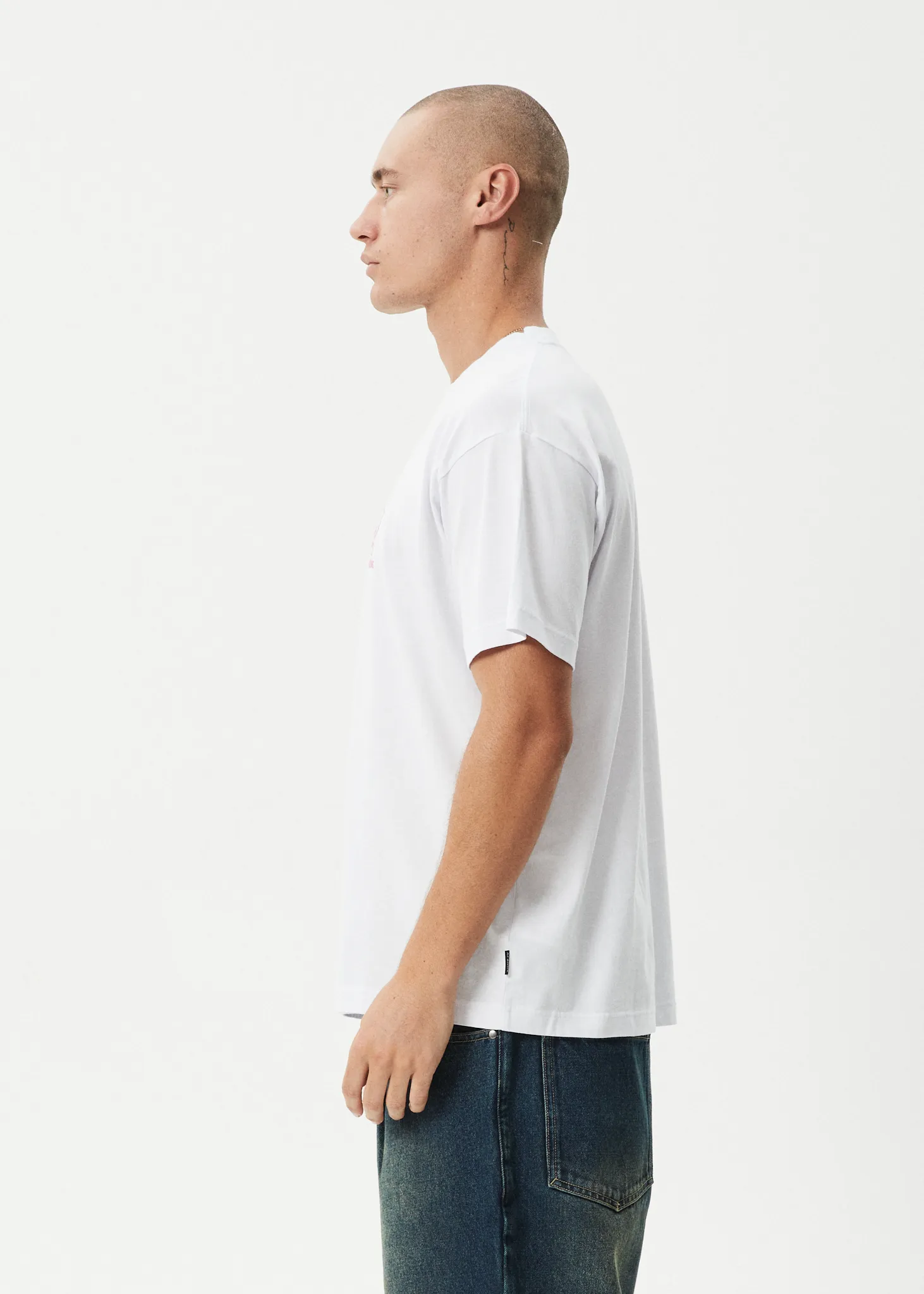 AFENDS Mens Skeletor - Boxy Tee - White sold by Afends product image thumbnail 4