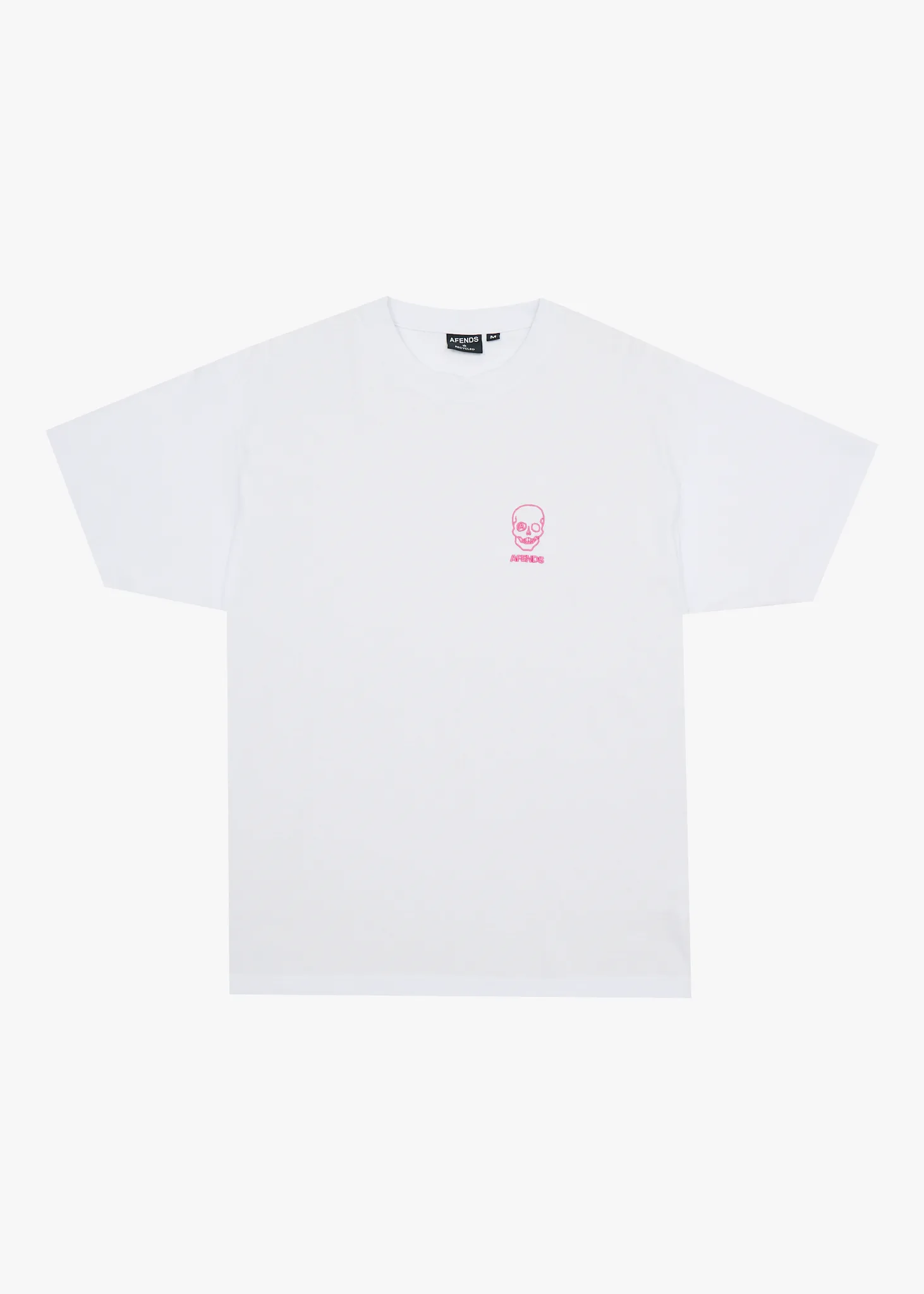 AFENDS Mens Skeletor - Boxy Tee - White sold by Afends