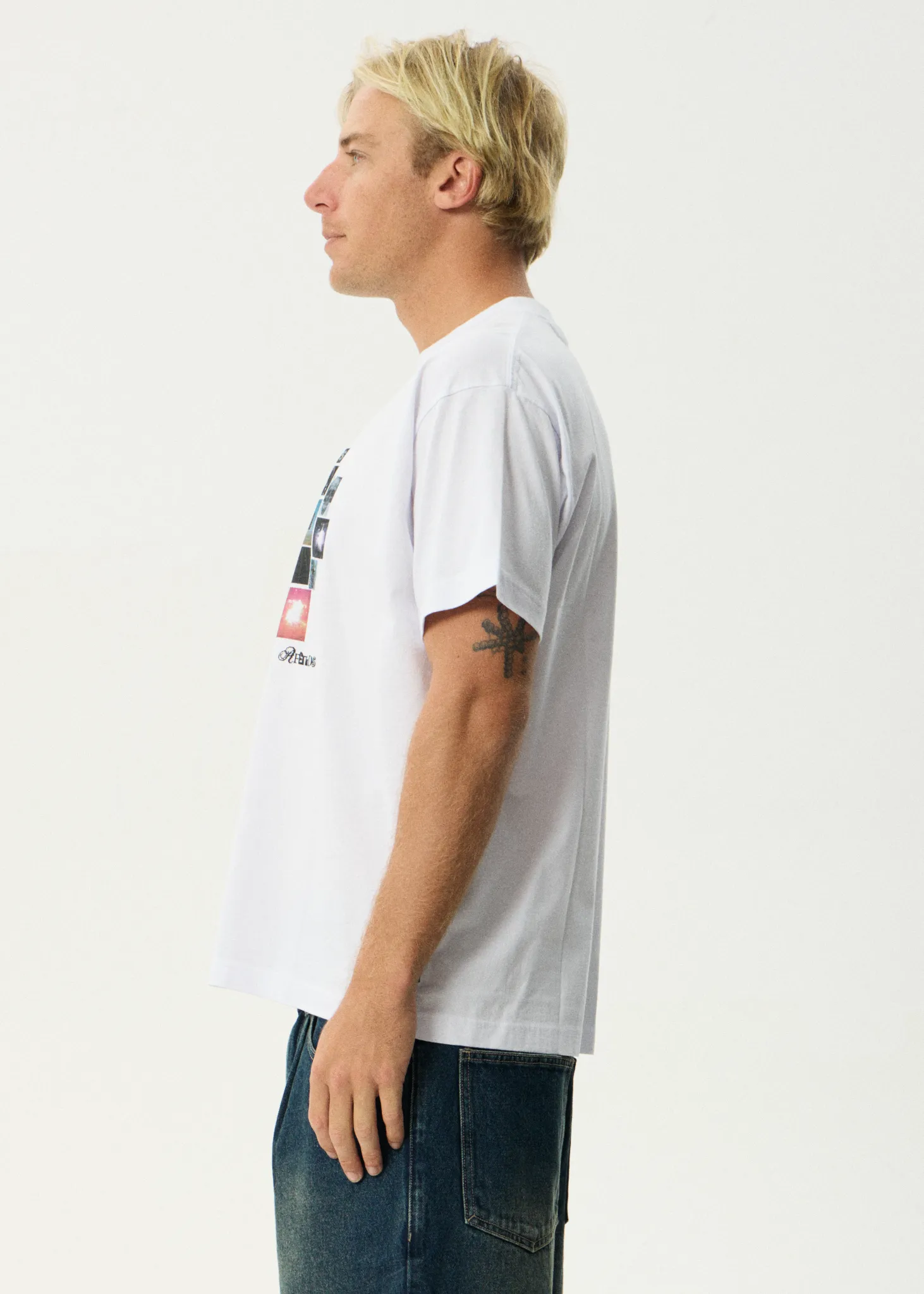 AFENDS Mens Framed - Boxy Tee - White sold by Afends product image thumbnail 4