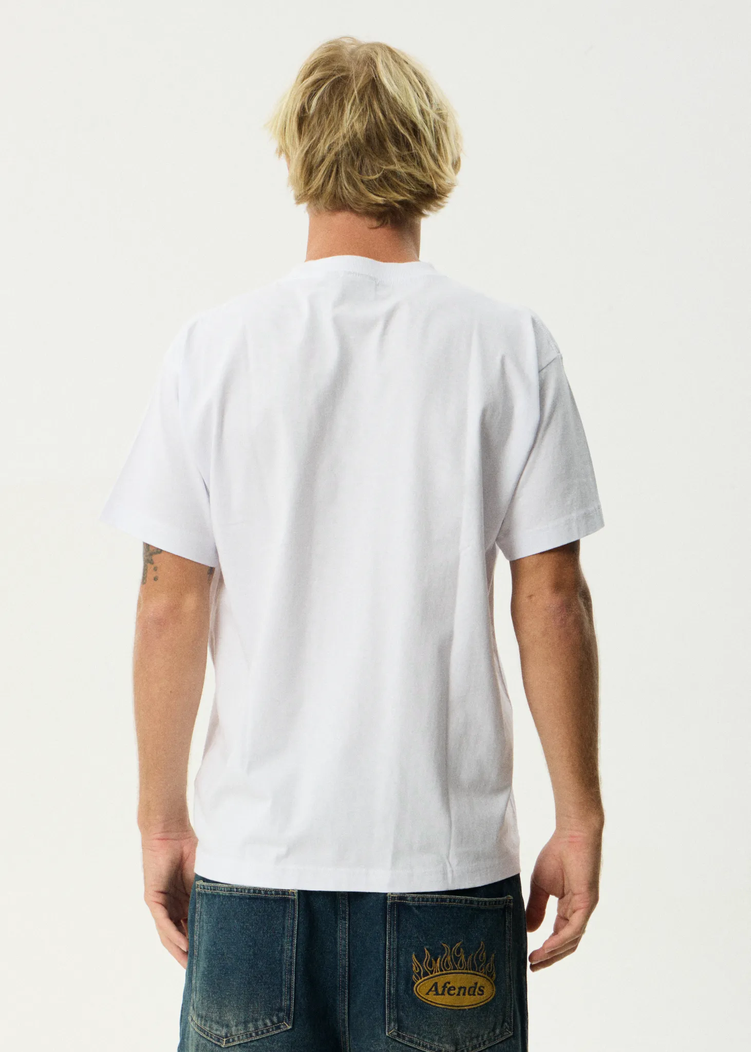 AFENDS Mens Framed - Boxy Tee - White sold by Afends product image thumbnail 5