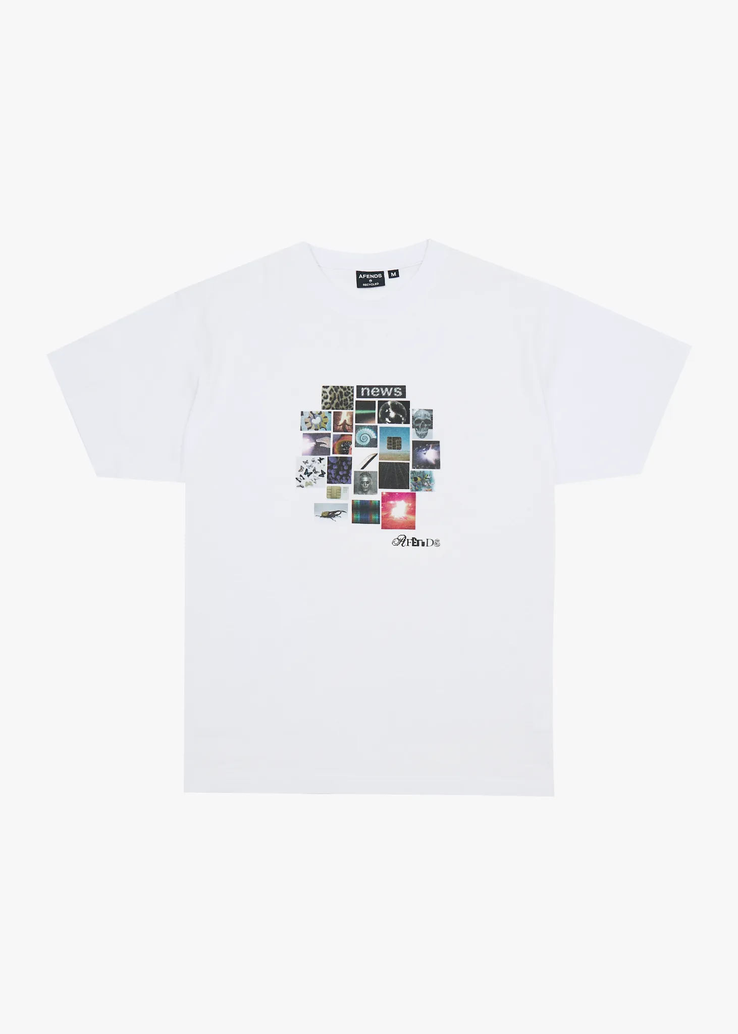 AFENDS Mens Framed - Boxy Tee - White sold by Afends