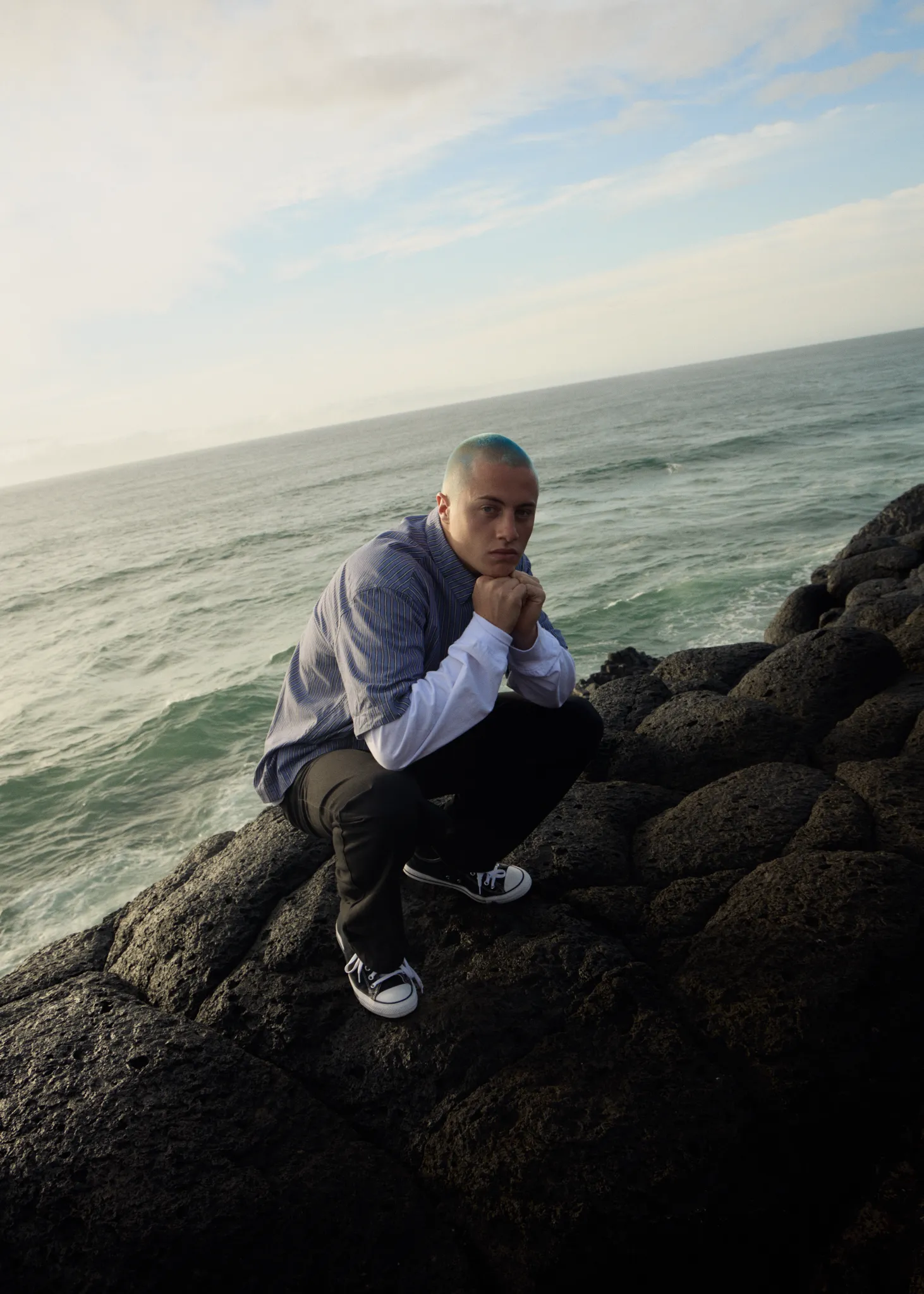 AFENDS Mens Shipwreck Stripe - Short Sleeve Shirt - Marlin sold by Afends product image thumbnail 2