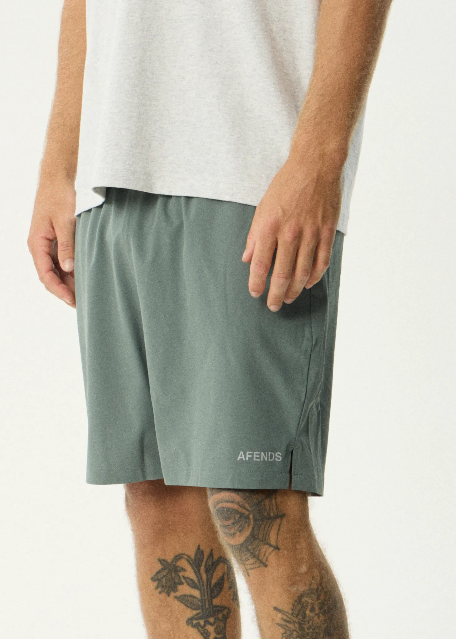 AFENDS Mens Kettle-Ish - Performance Short 18" - Sycamore sold by Afends product image thumbnail 3