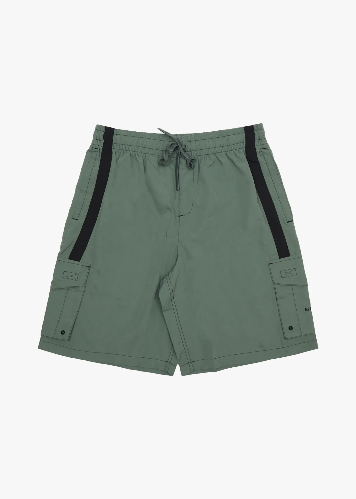 AFENDS Mens House Related - Cargo Swim Short 21" - Sycamore sold by Afends