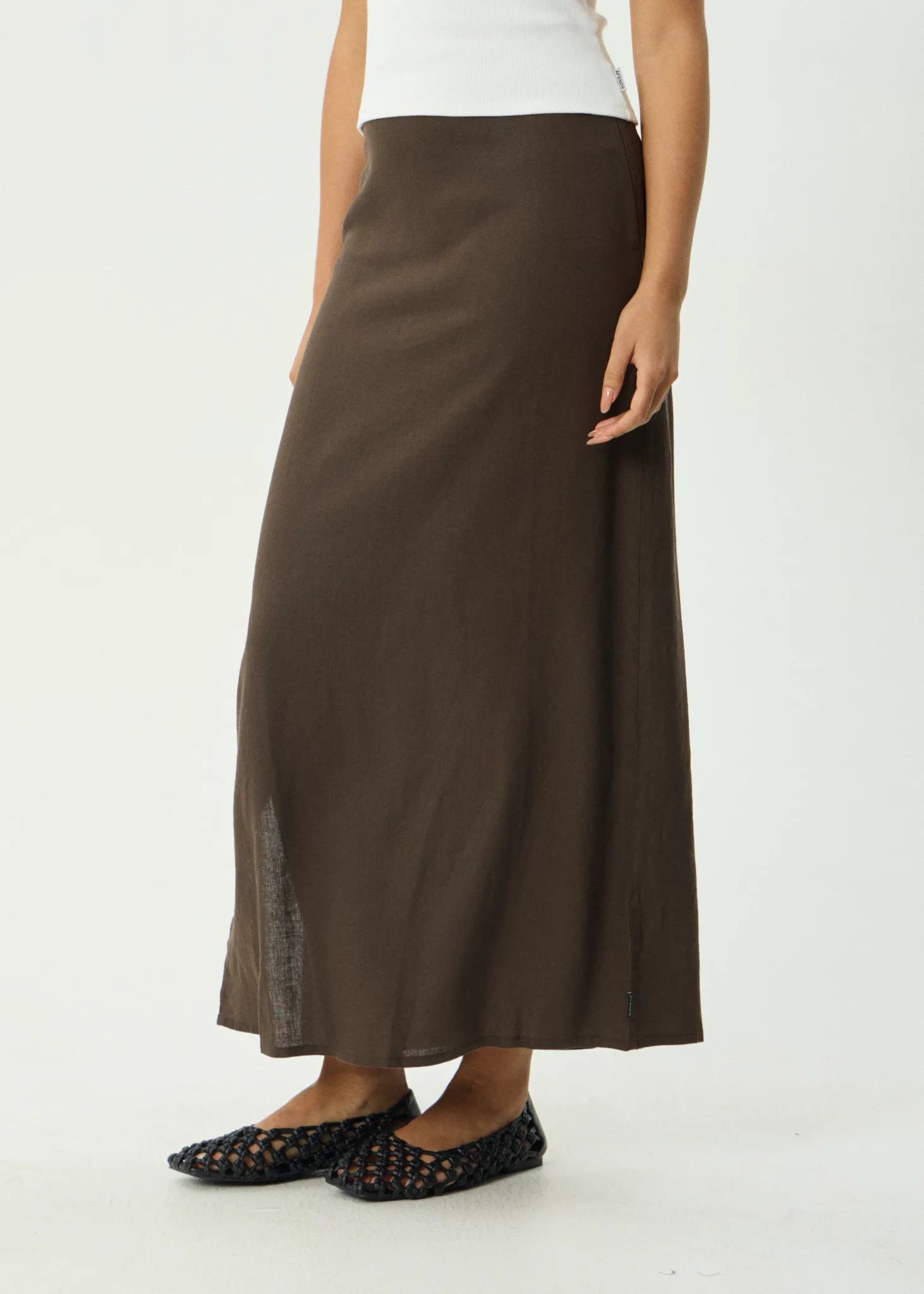 AFENDS Womens Lilo - Maxi Skirt - Coffee sold by Afends product image thumbnail 3
