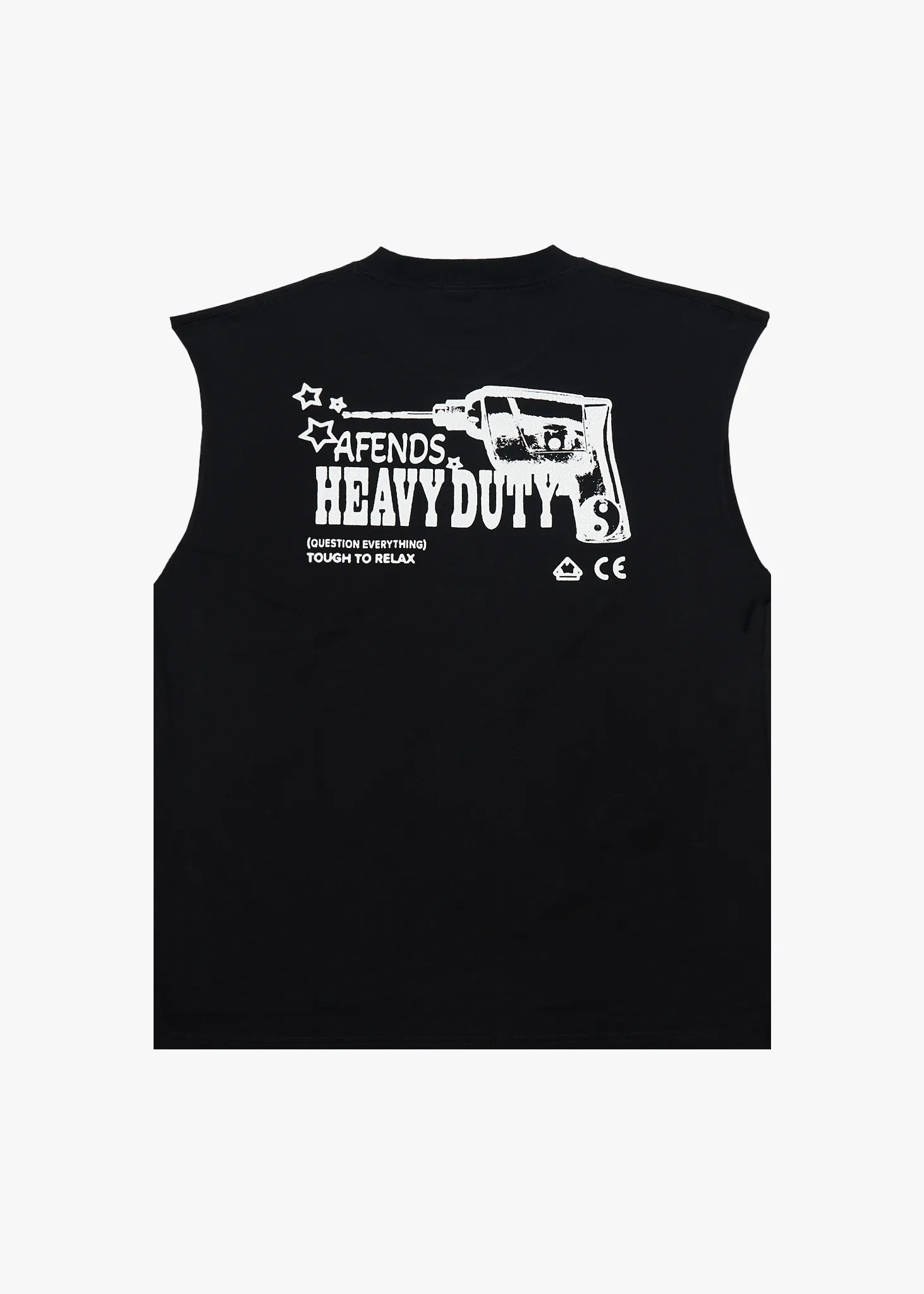 AFENDS Mens Heavy Duty - Sleeveless Tee - Black sold by Afends product image thumbnail 2