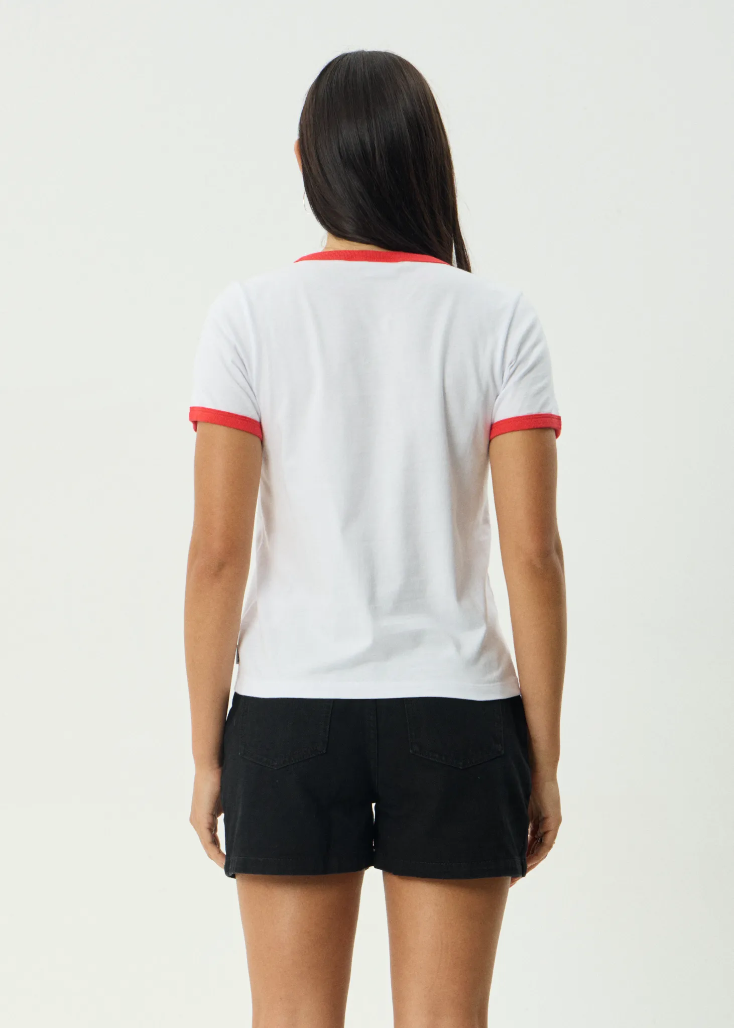 AFENDS Womens Abiza - Ringer Tee - White sold by Afends product image thumbnail 5