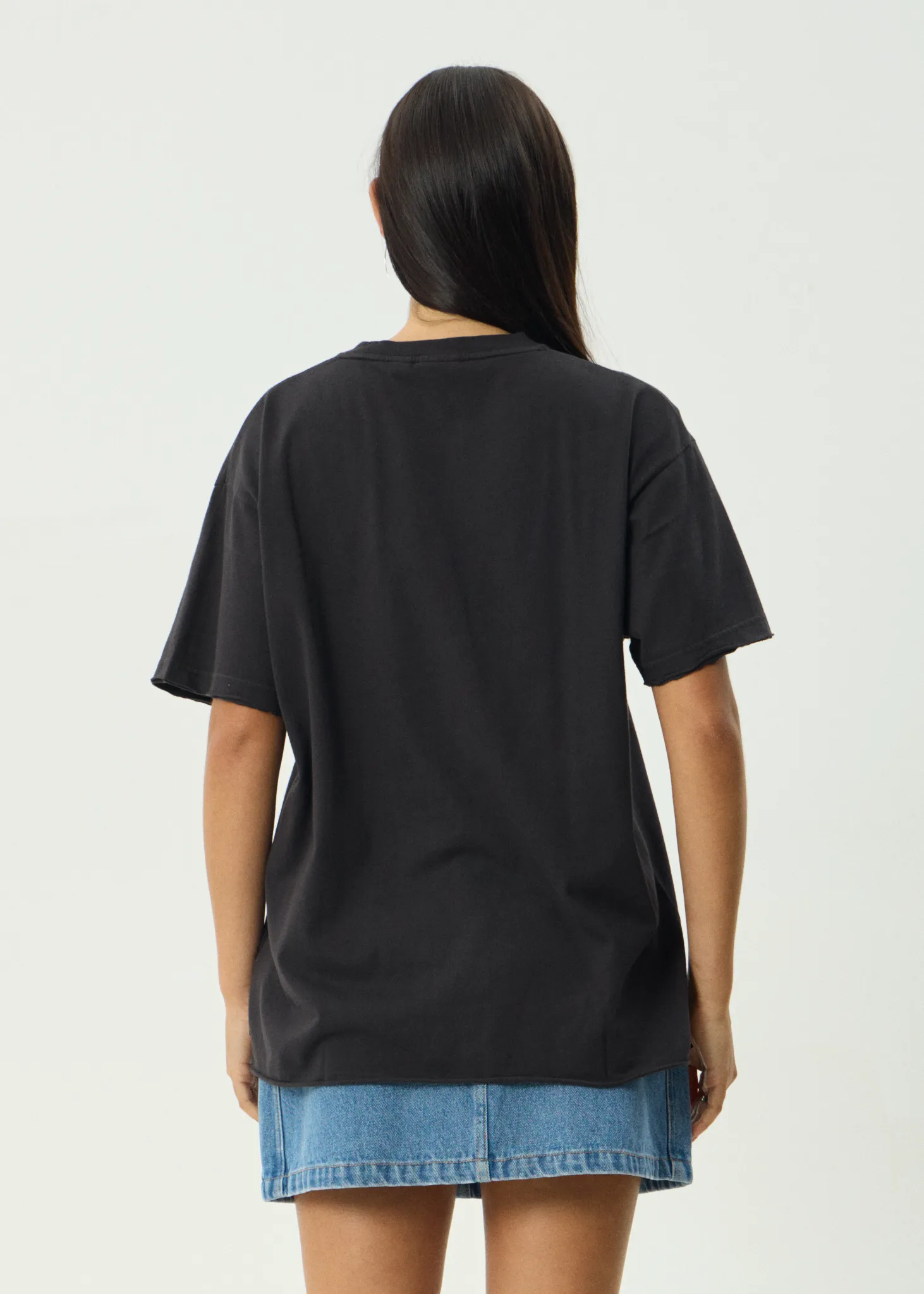 AFENDS Womens Easty - Oversized Tee - Stone Black sold by Afends product image thumbnail 5