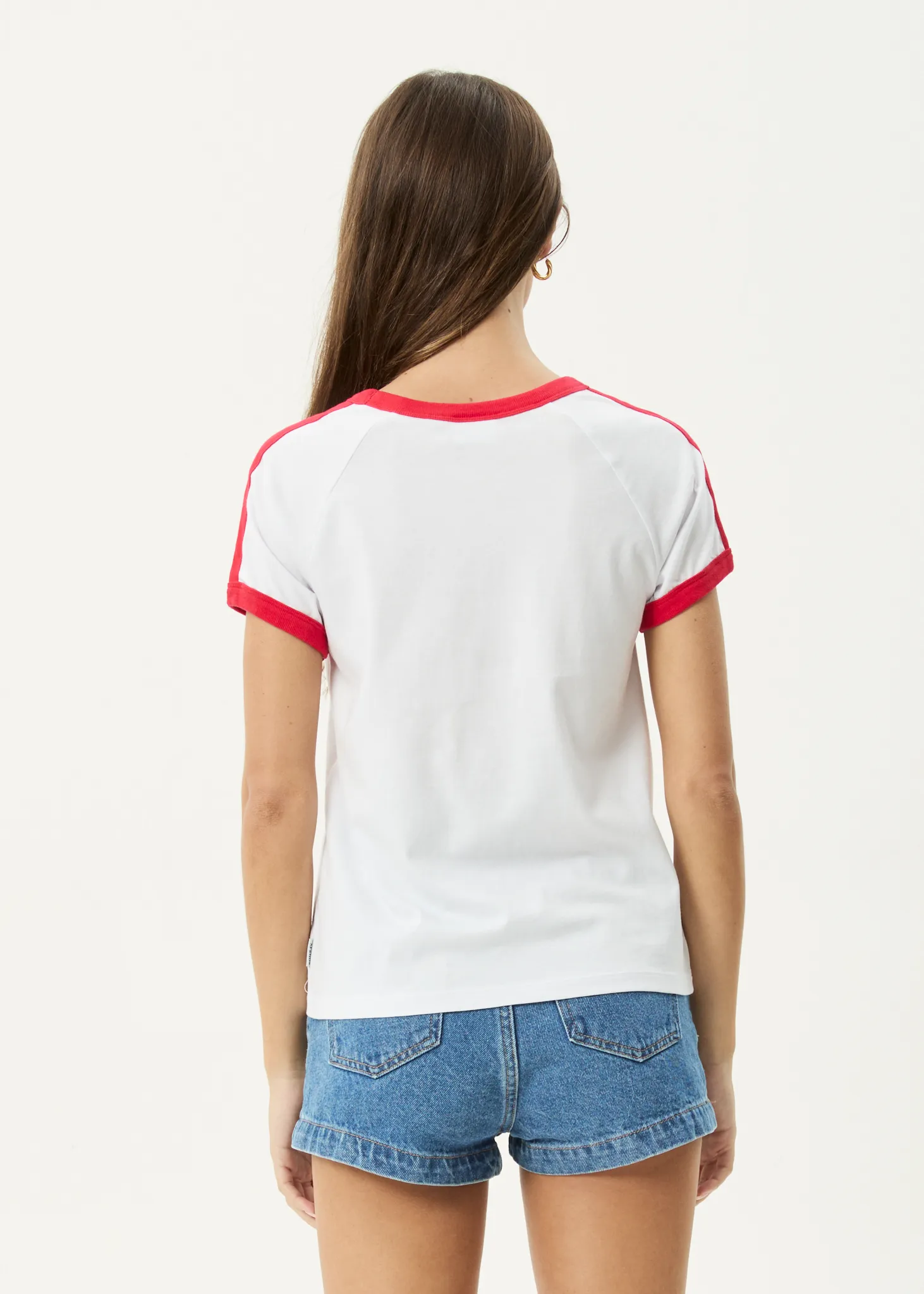 AFENDS Womens Catch And Release - Raglan Tee - White sold by Afends product image thumbnail 5