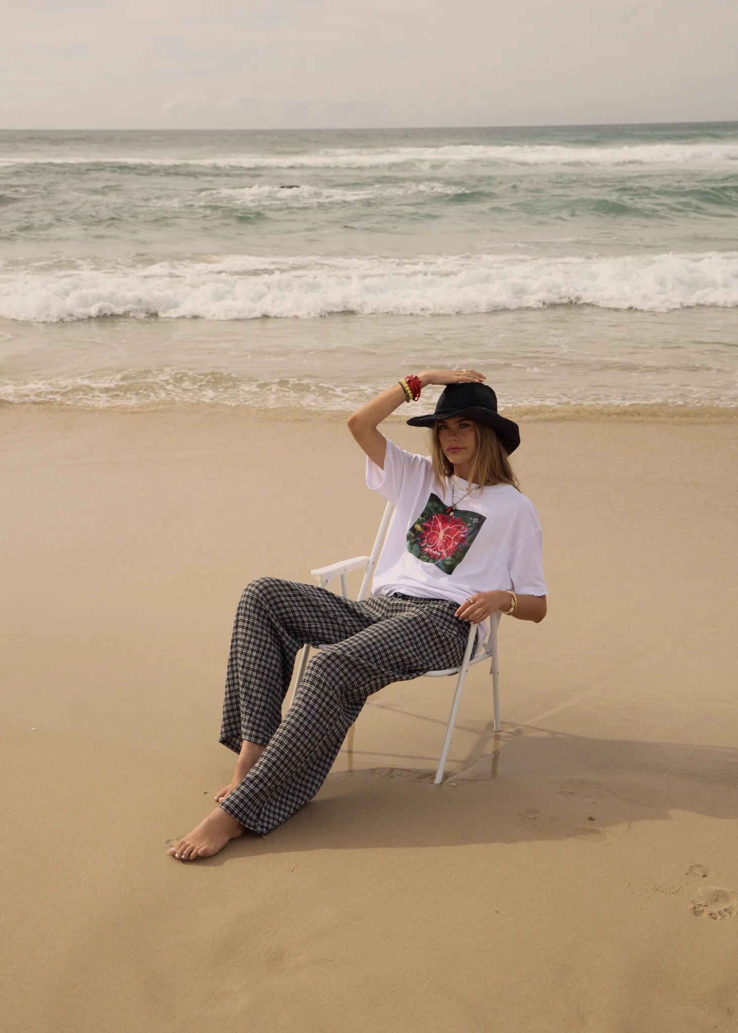 AFENDS Womens Open Up - Oversized Tee - White sold by Afends product image thumbnail 2