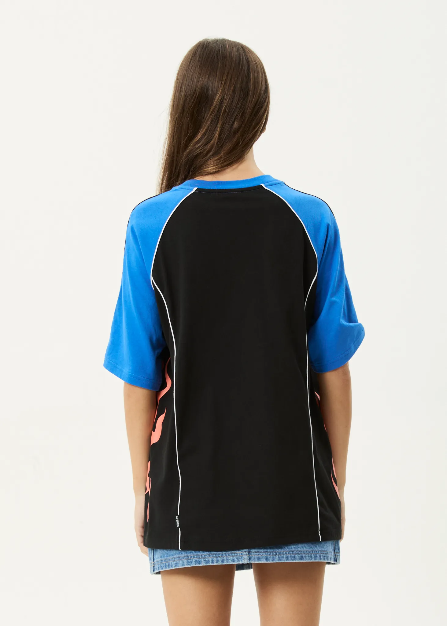 AFENDS Womens Fire Play - Oversized Tee - Black sold by Afends product image thumbnail 5