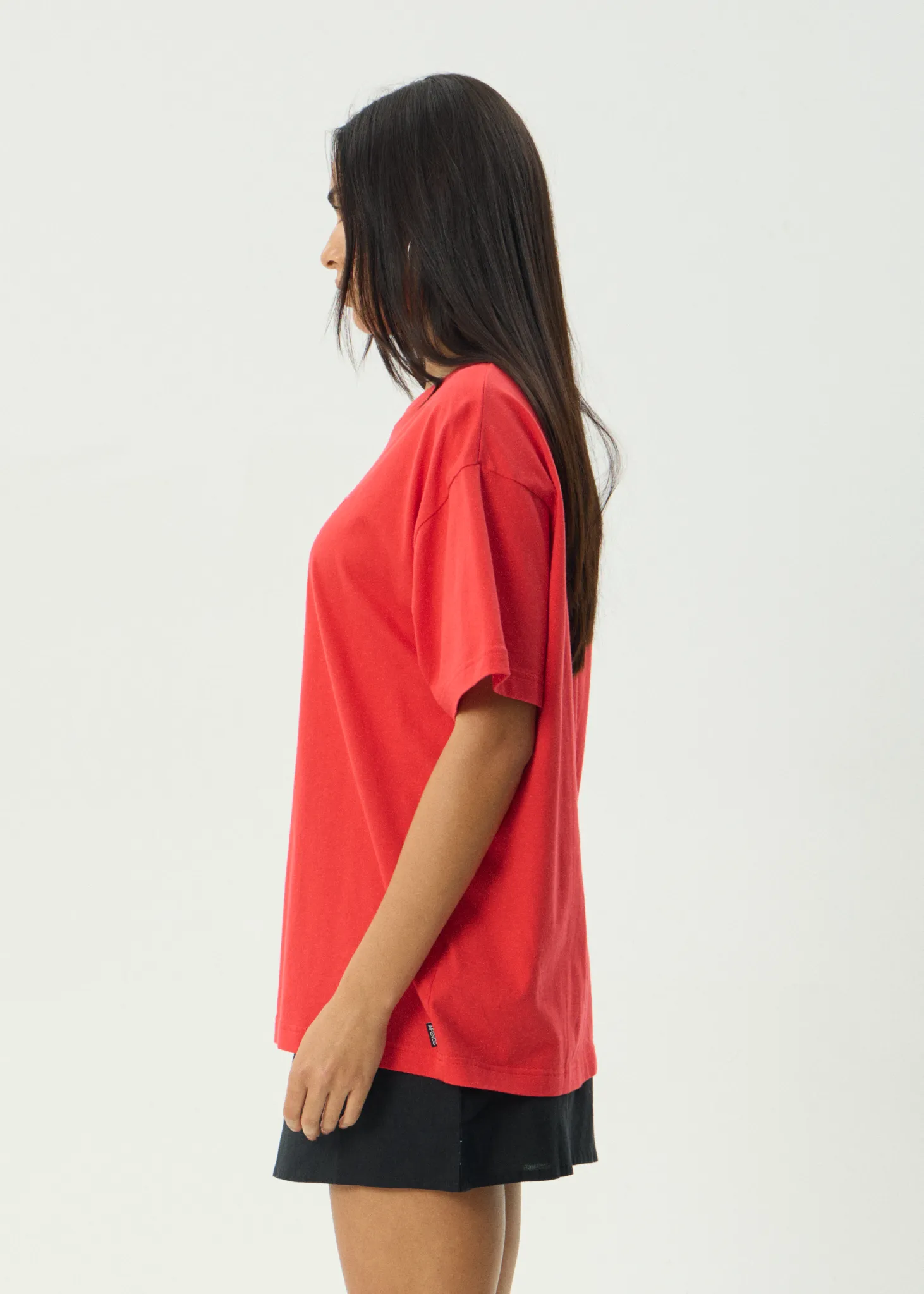 AFENDS Womens Fly Away - Oversized Tee - Tomato sold by Afends product image thumbnail 4